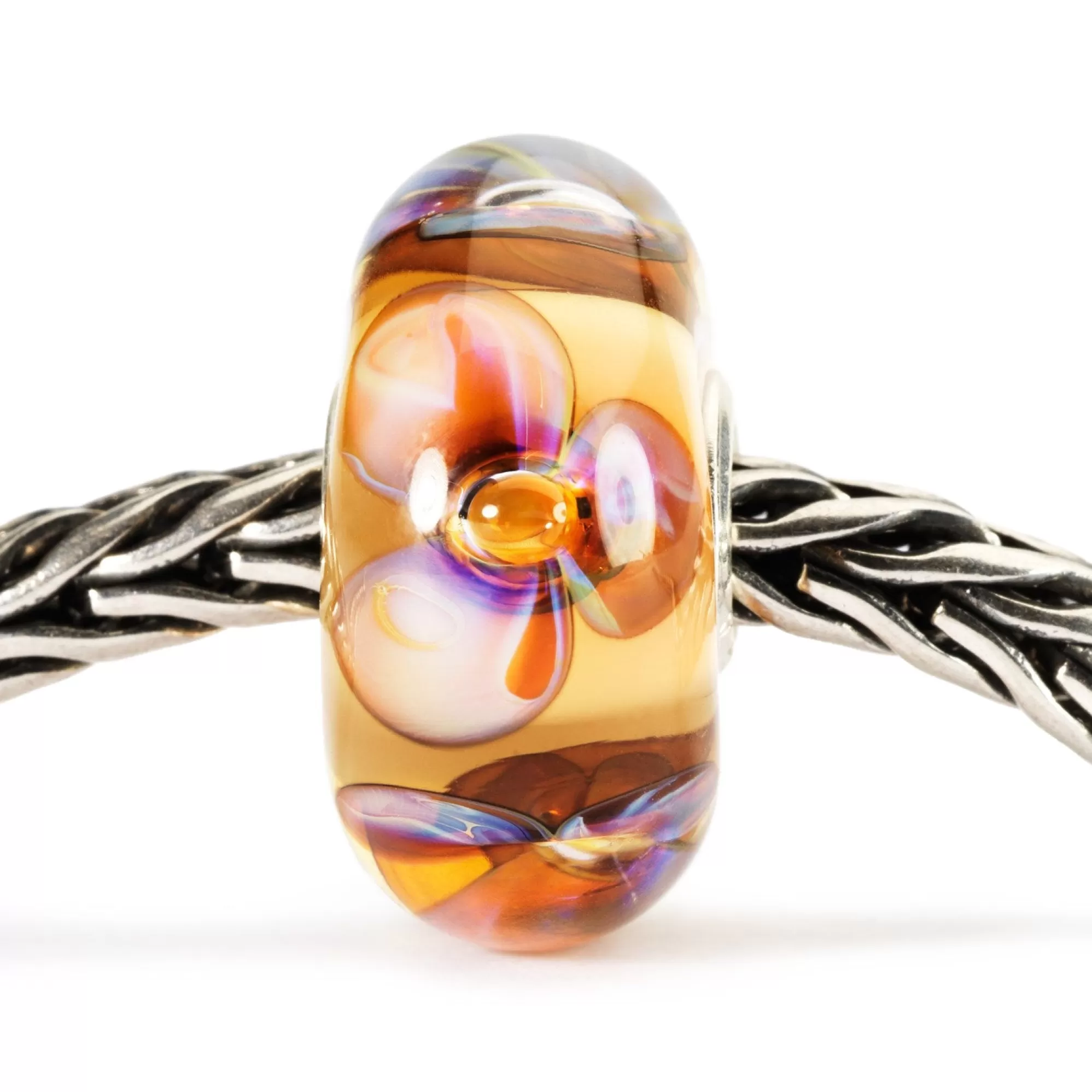 Fashion Trollbeads Amber Violets Bead