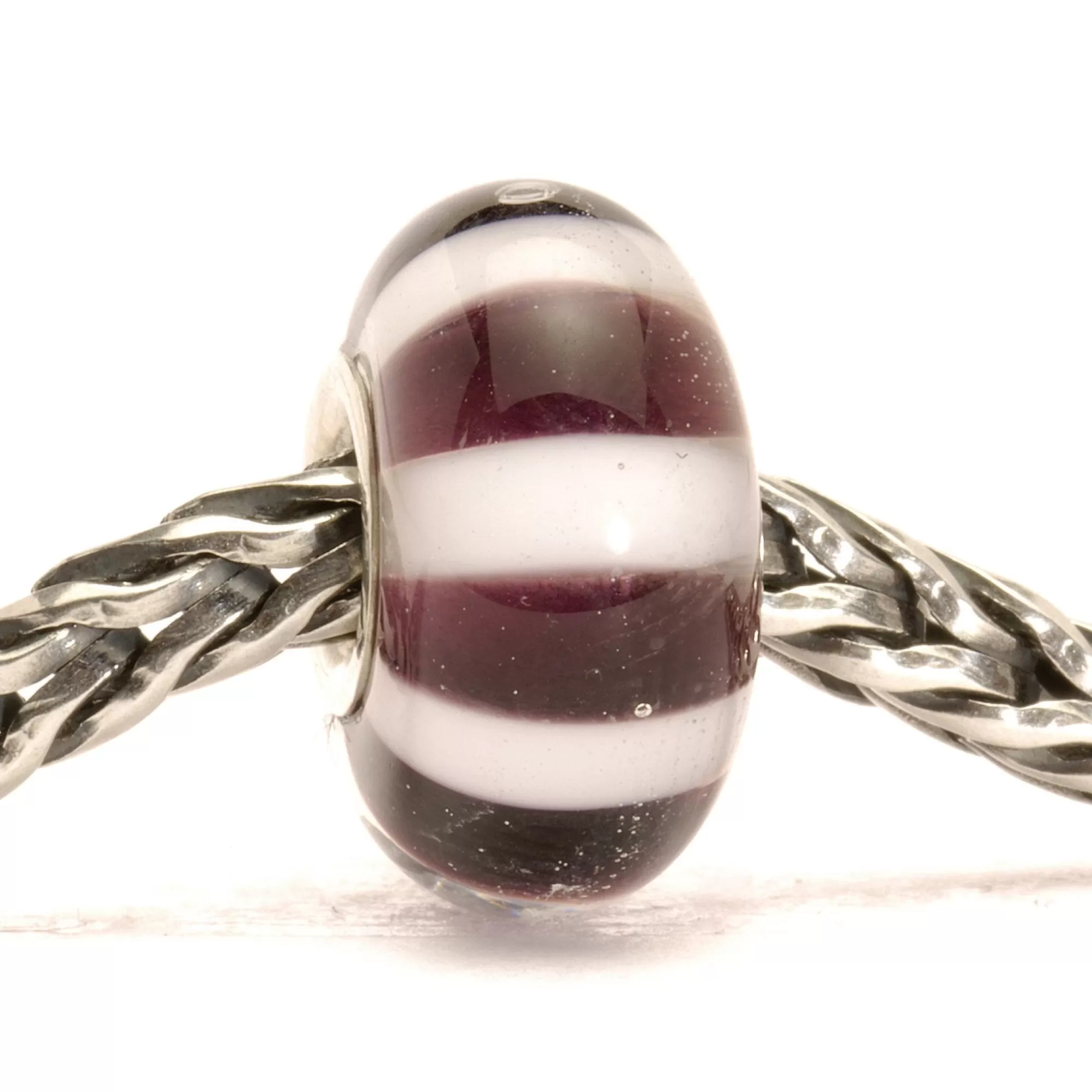 Shop Trollbeads Black And White Stripes Bead