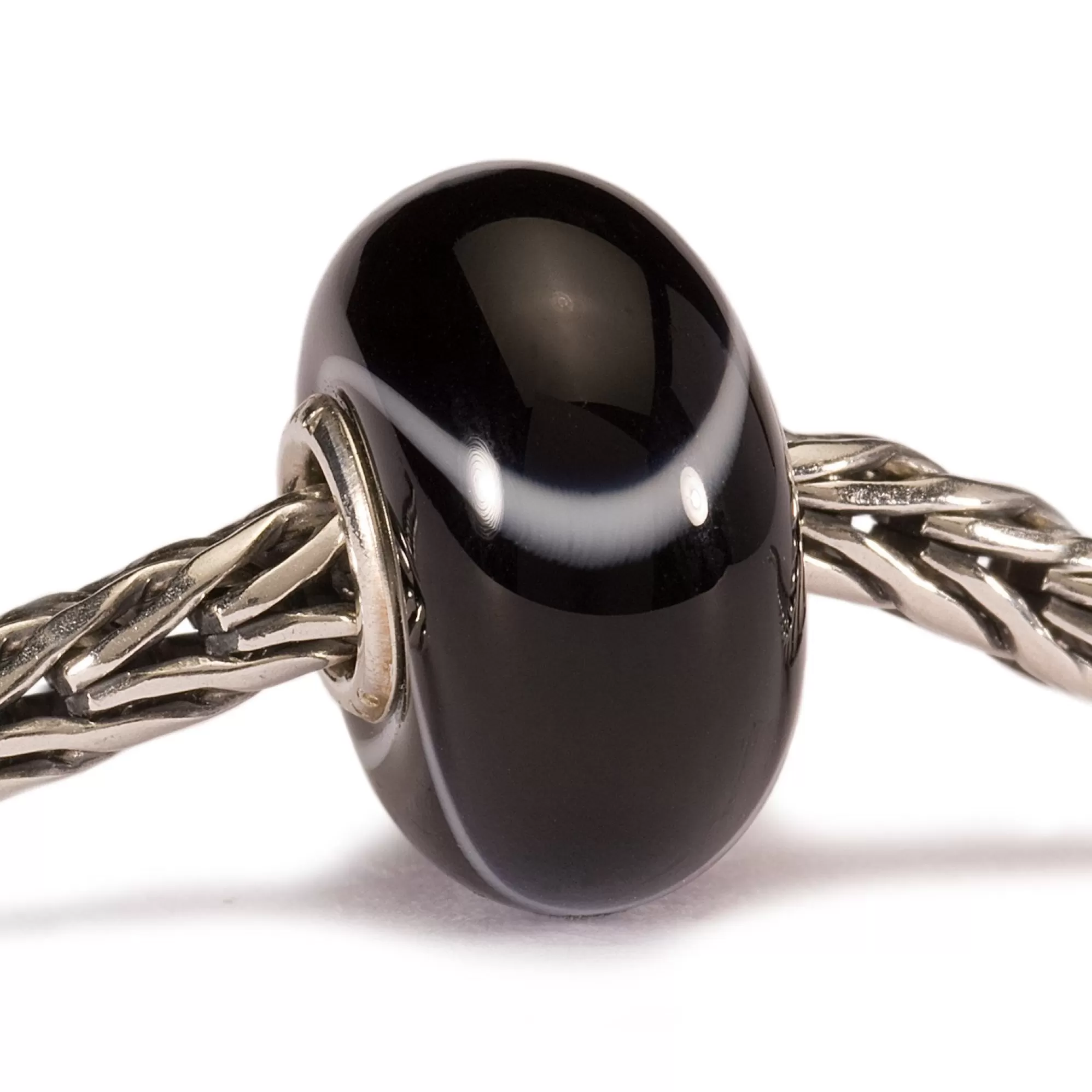 Cheap Trollbeads Black Armadillo Bead