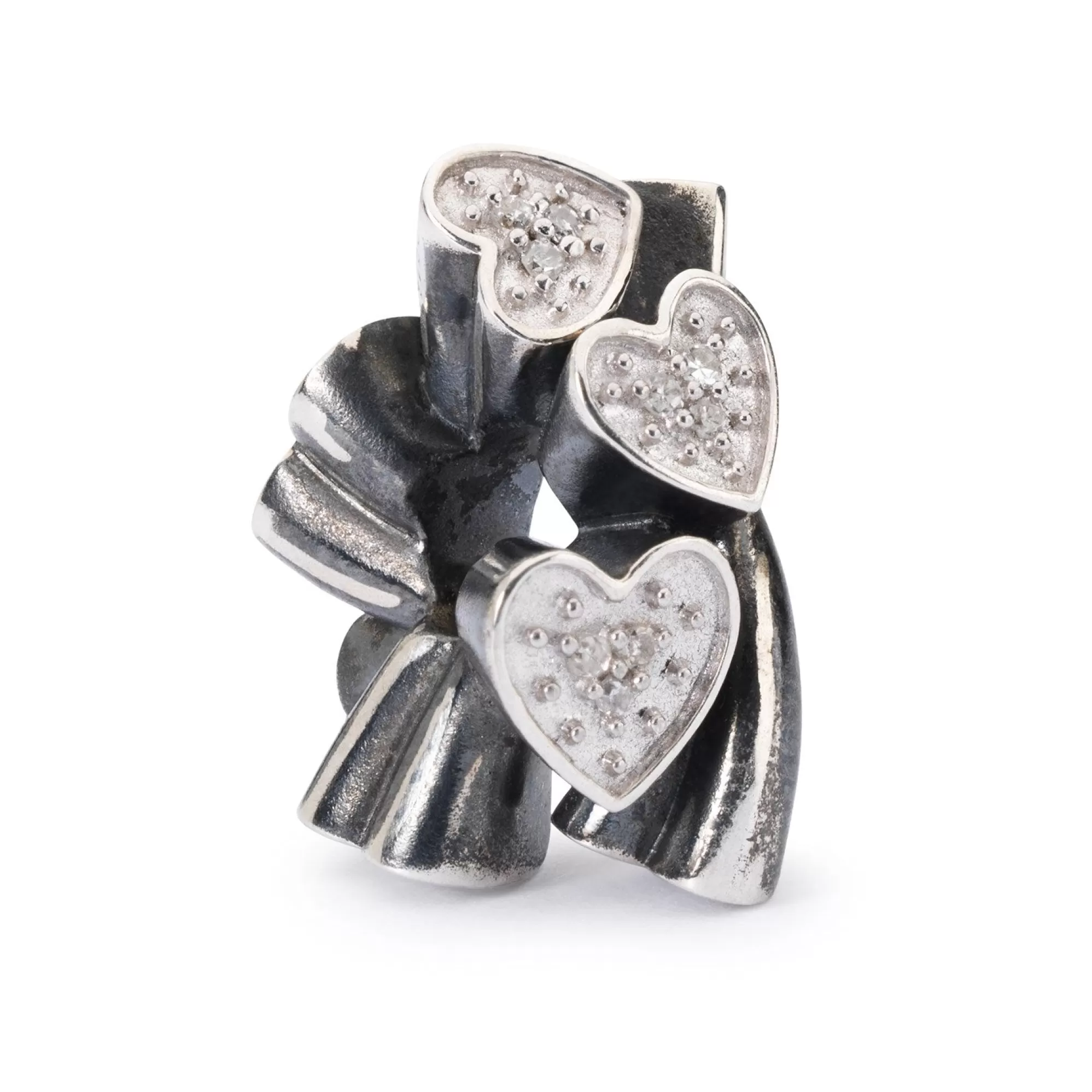 Online Trollbeads Blooming Hearts Bead