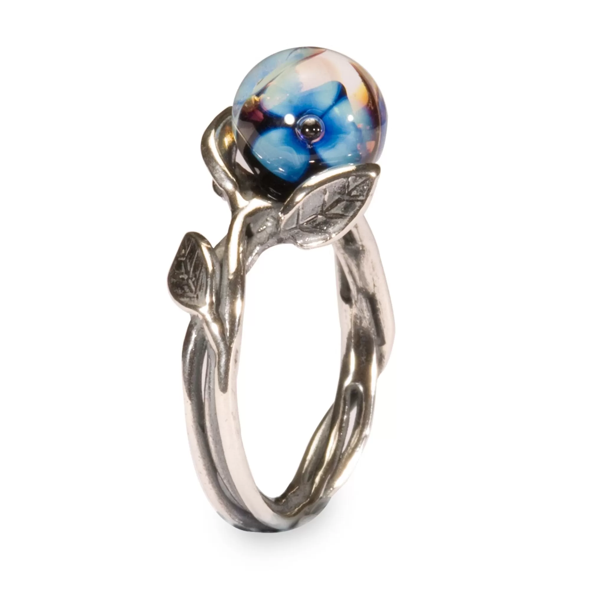 Flash Sale Trollbeads Blue Flower Ring