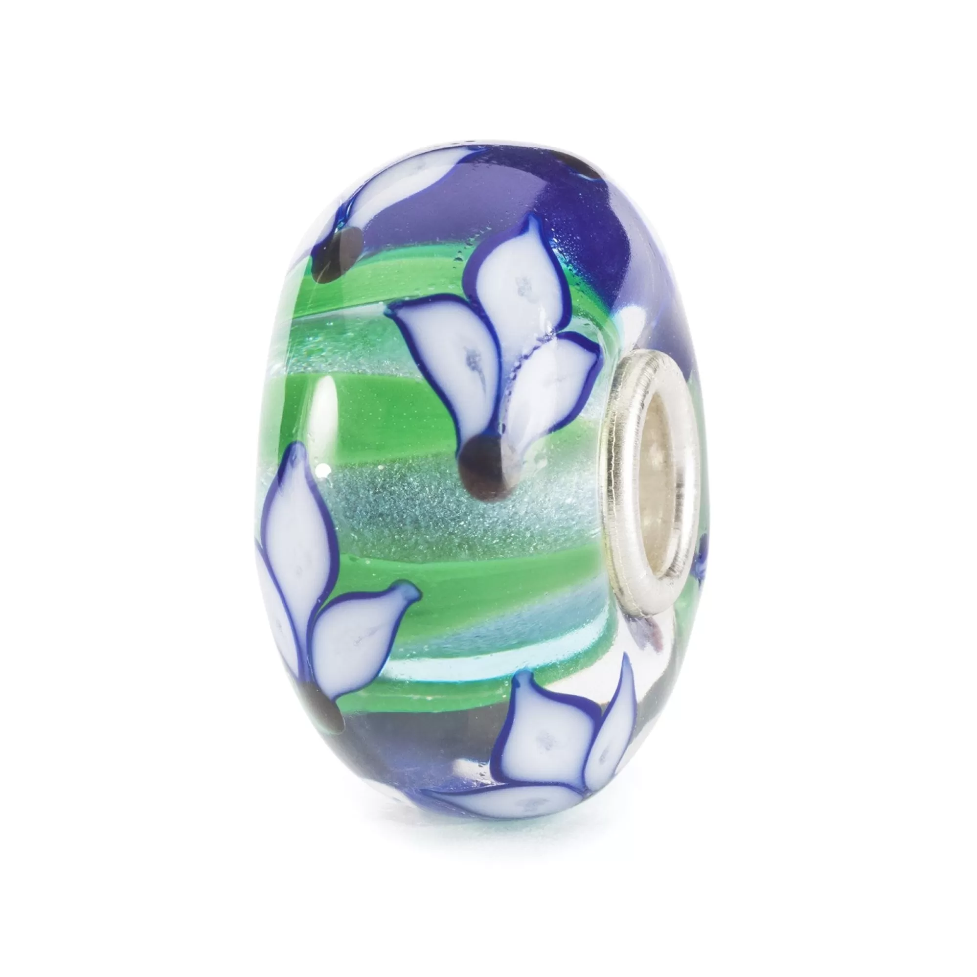 Cheap Trollbeads Blue Iris Bloom Bead