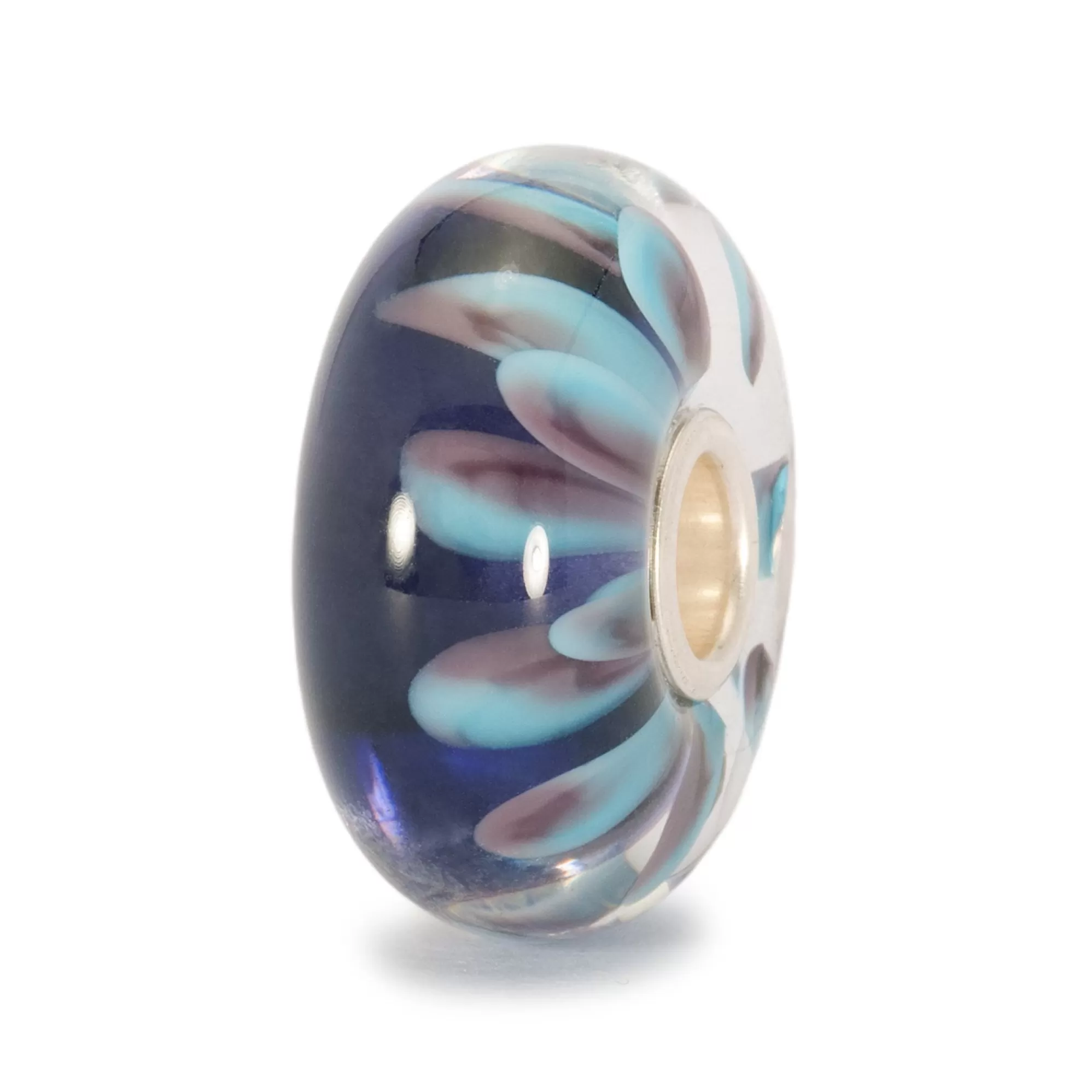 Online Trollbeads Blue Petals Bead