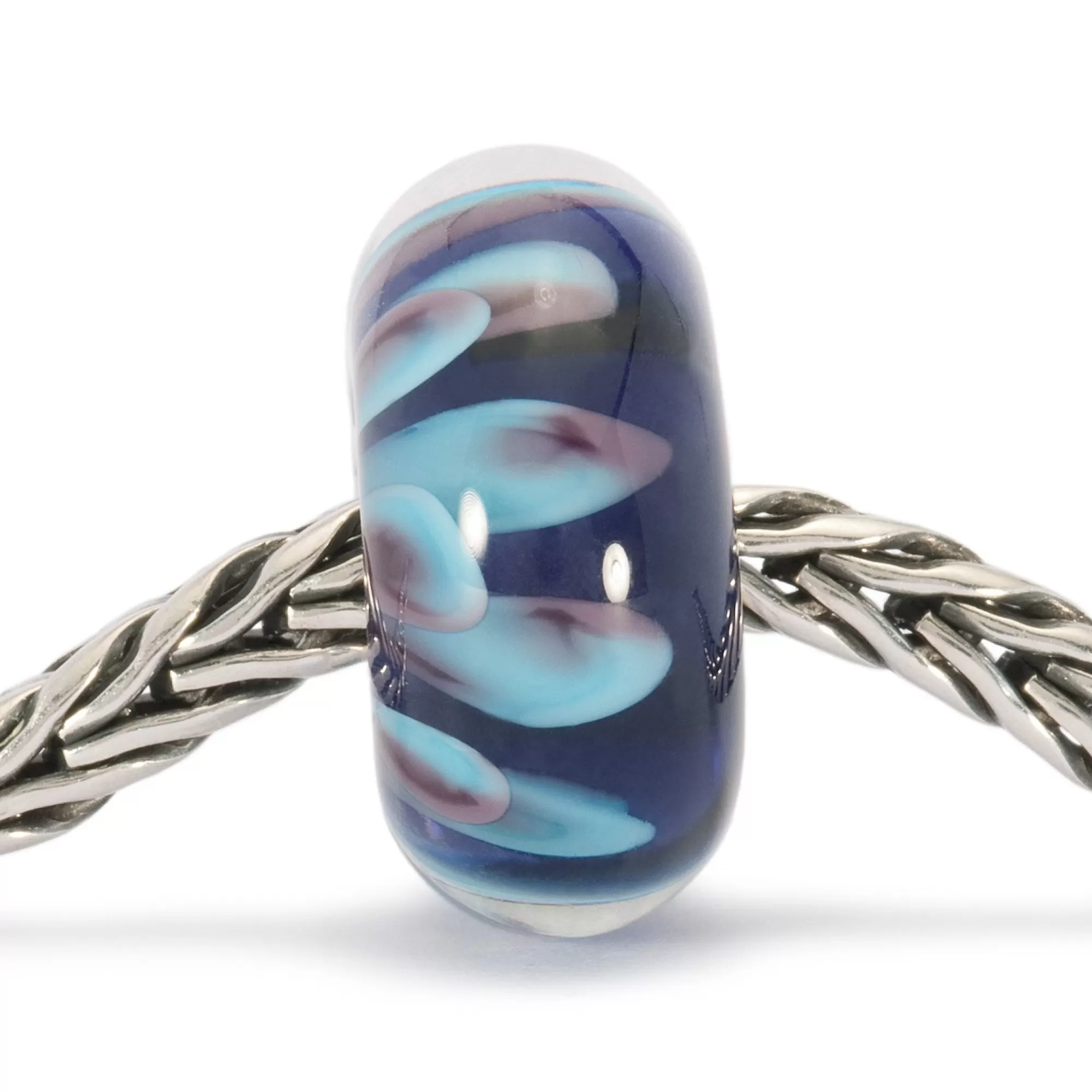 Online Trollbeads Blue Petals Bead