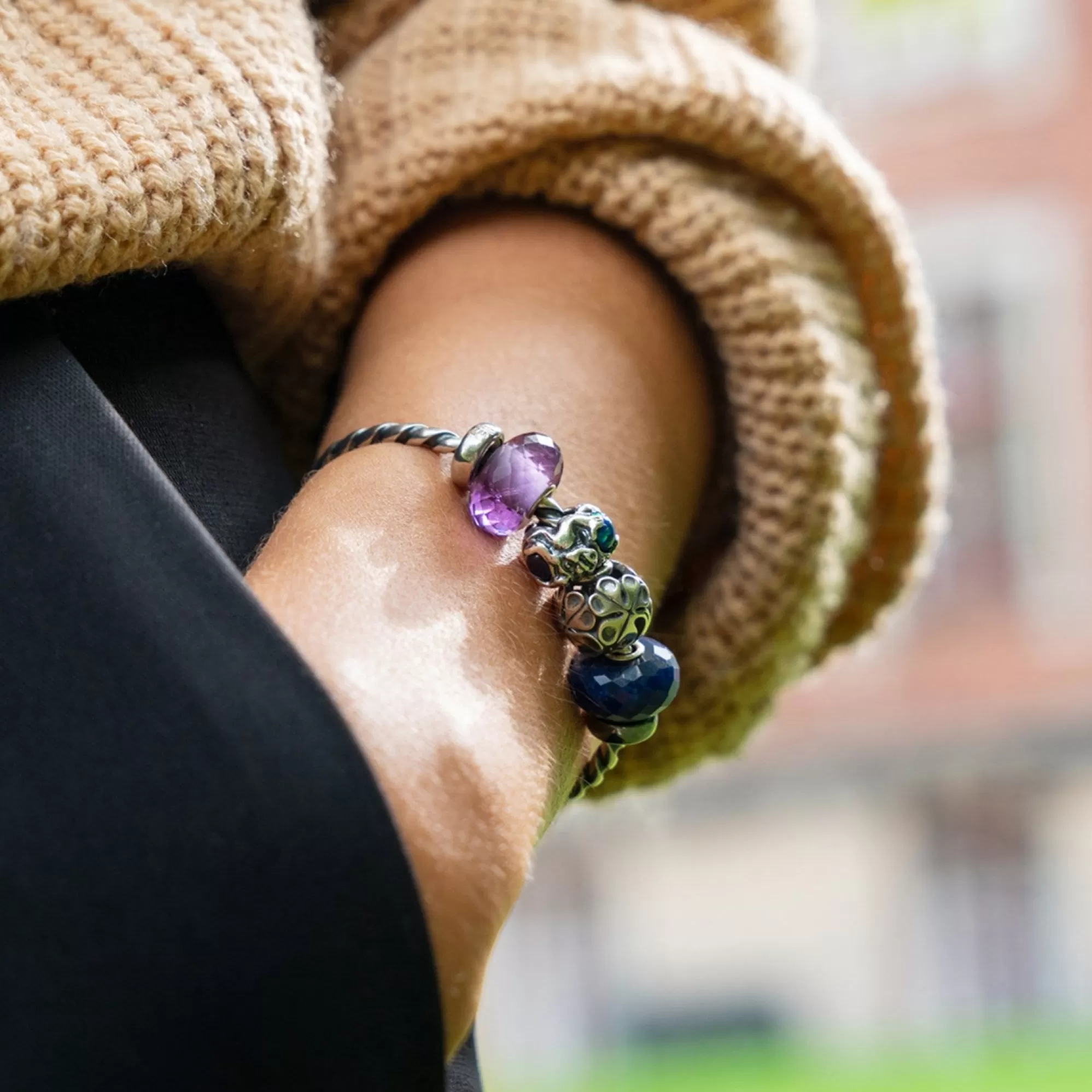 Clearance Trollbeads Blue Sodalite Bead