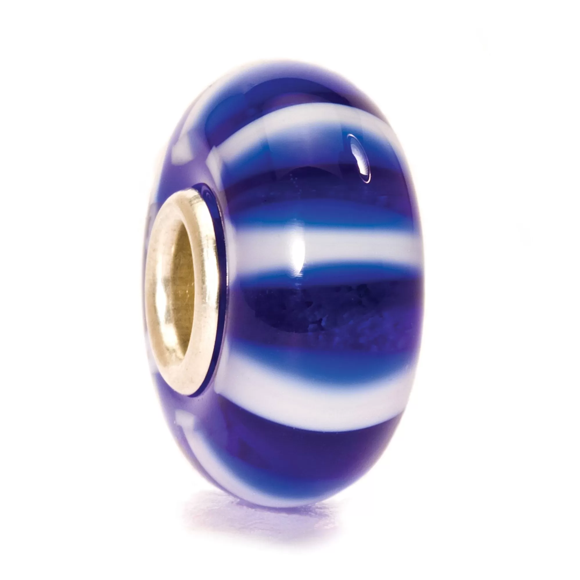 Outlet Trollbeads Blue Stripe Bead