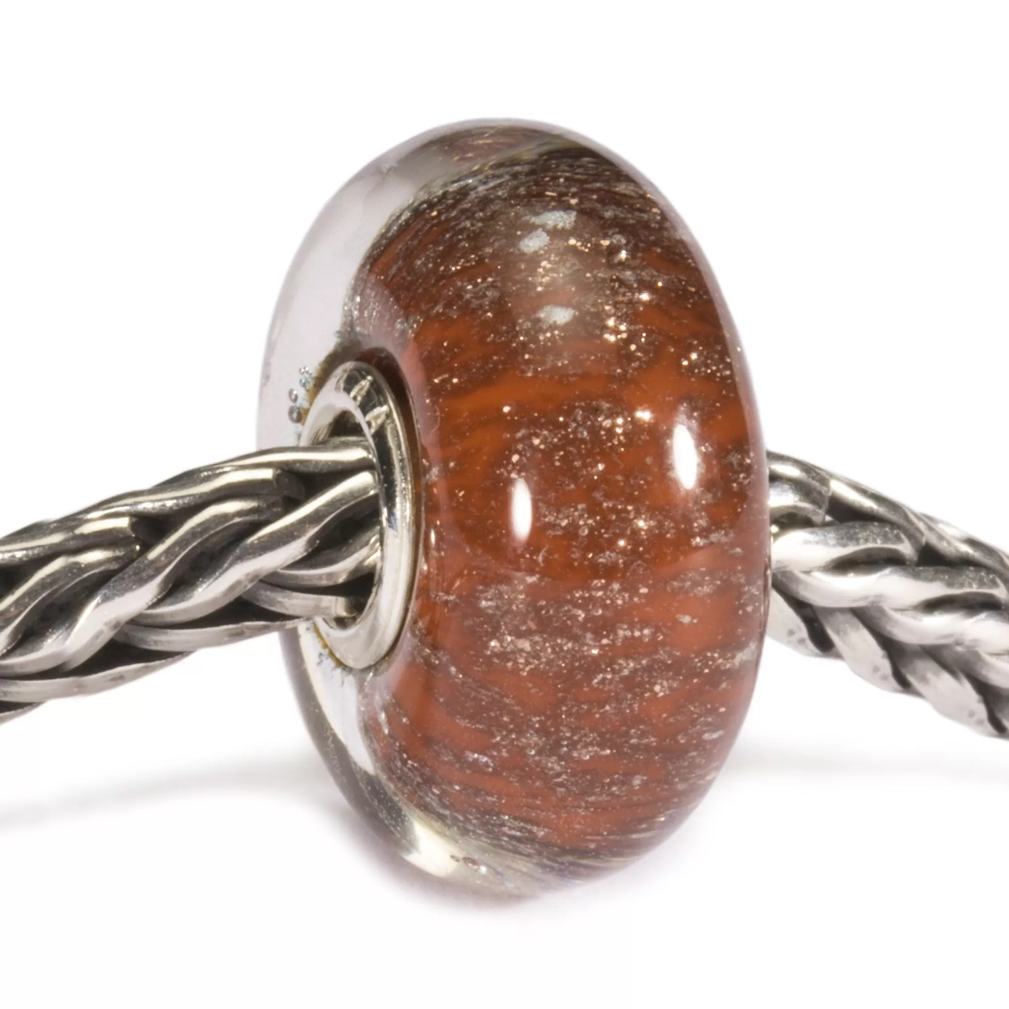 Sale Trollbeads Brown Desert Bead