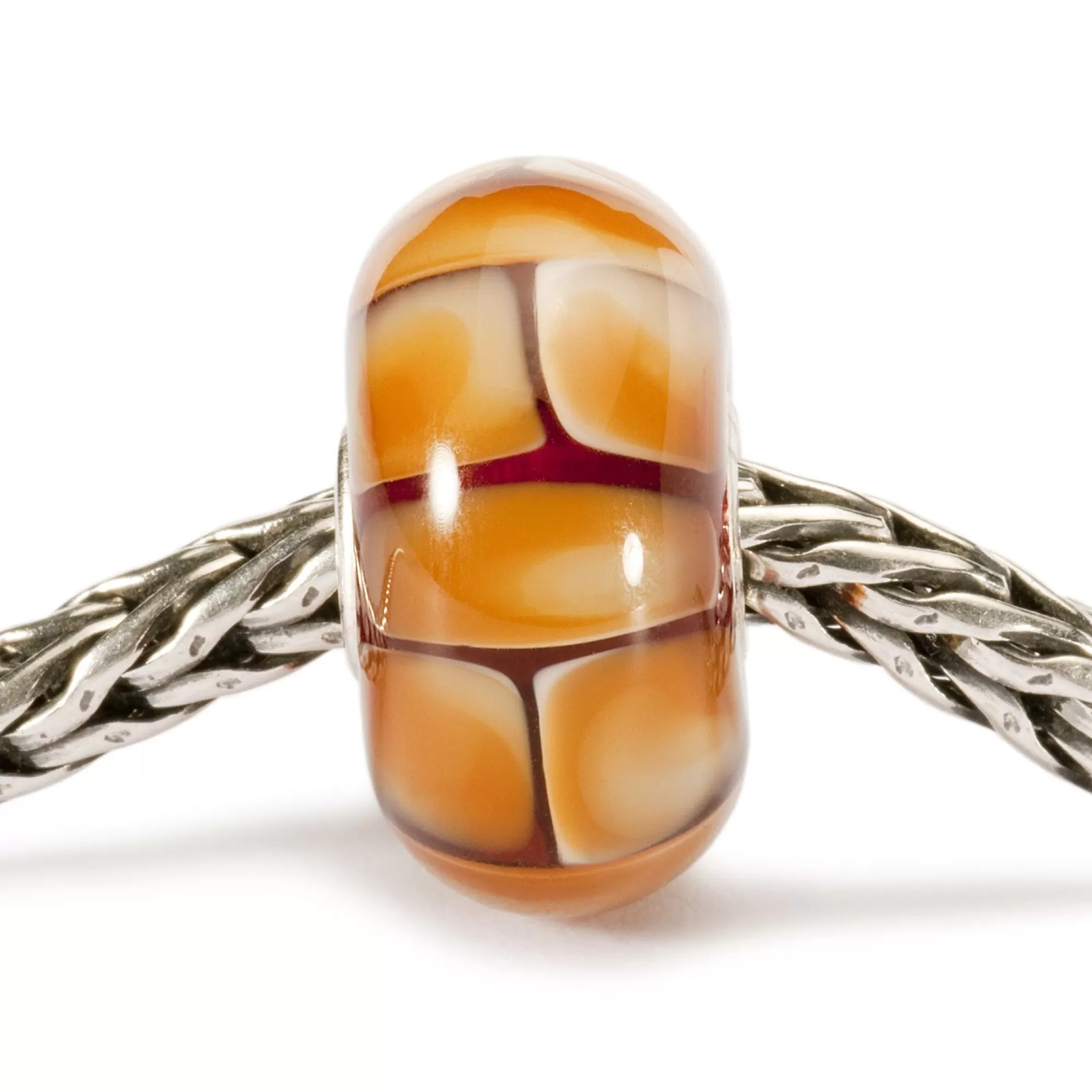 Clearance Trollbeads Brown Fusion Bead