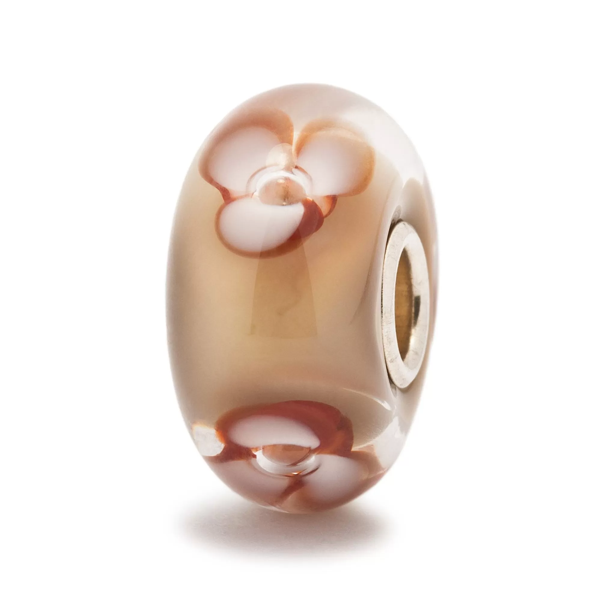 Flash Sale Trollbeads Cappuccino Flower Bead