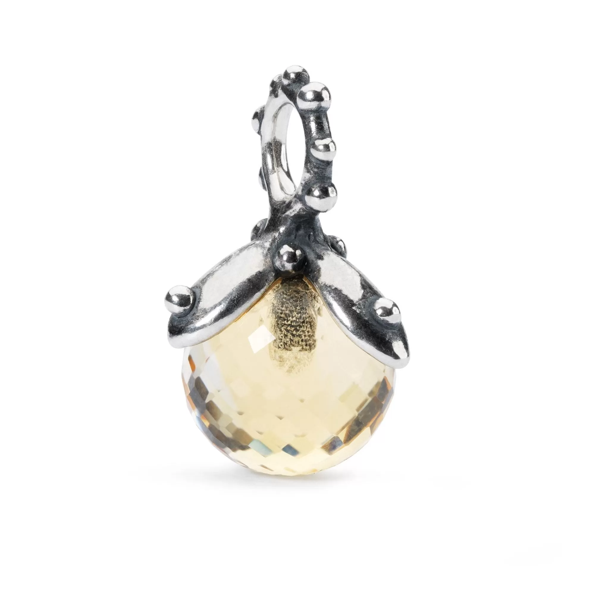 Clearance Trollbeads Citrine Facet Tassel Bead