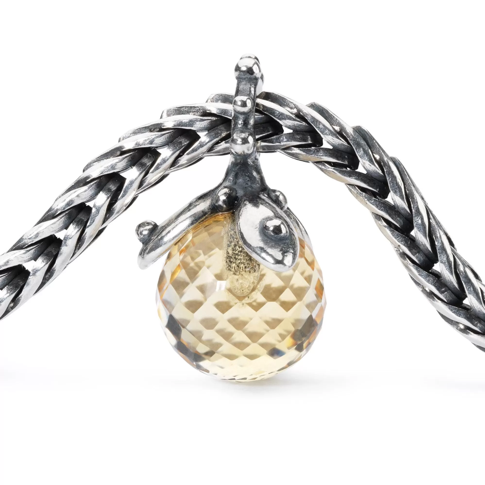 Clearance Trollbeads Citrine Facet Tassel Bead