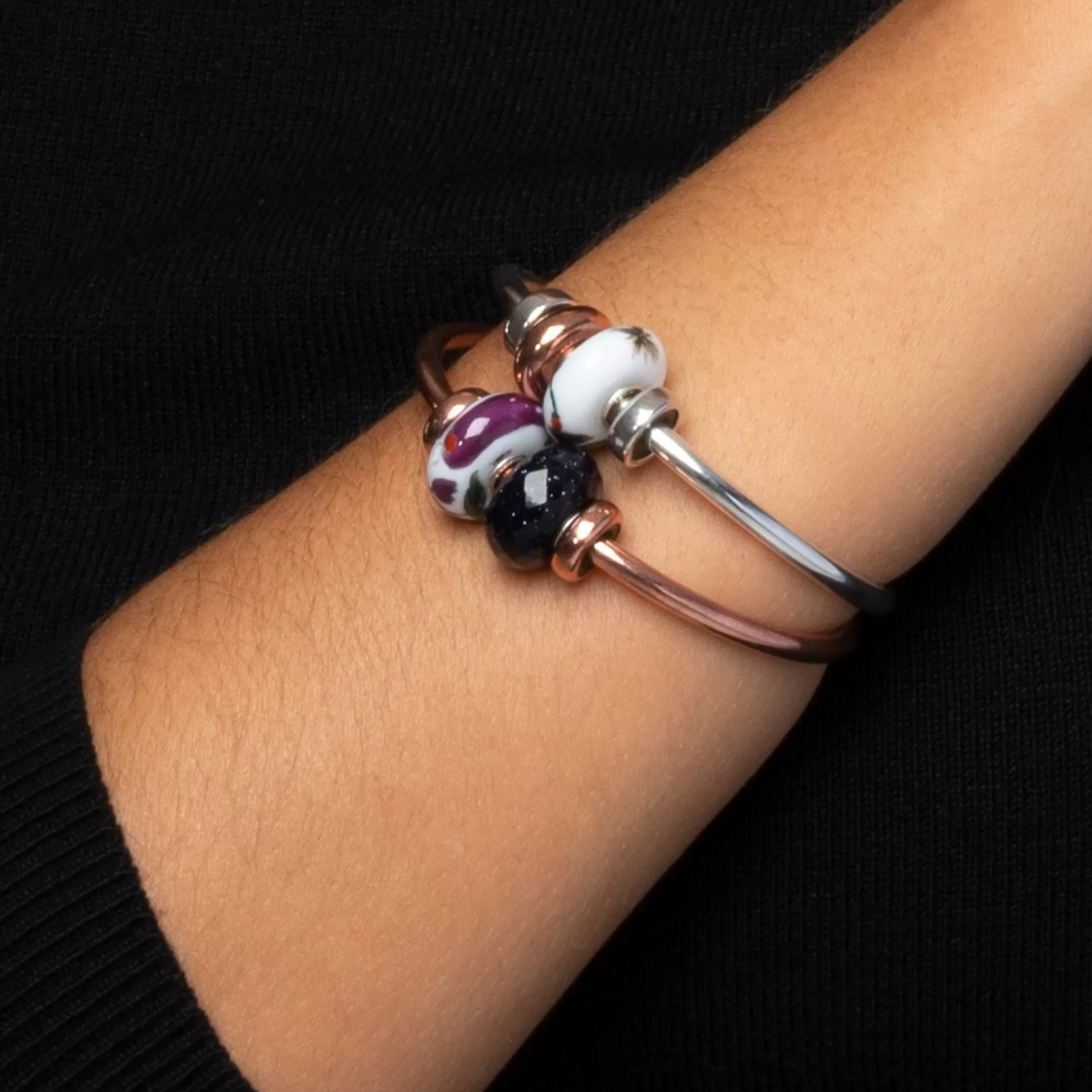 Fashion Trollbeads Delicate Aubergine Bead