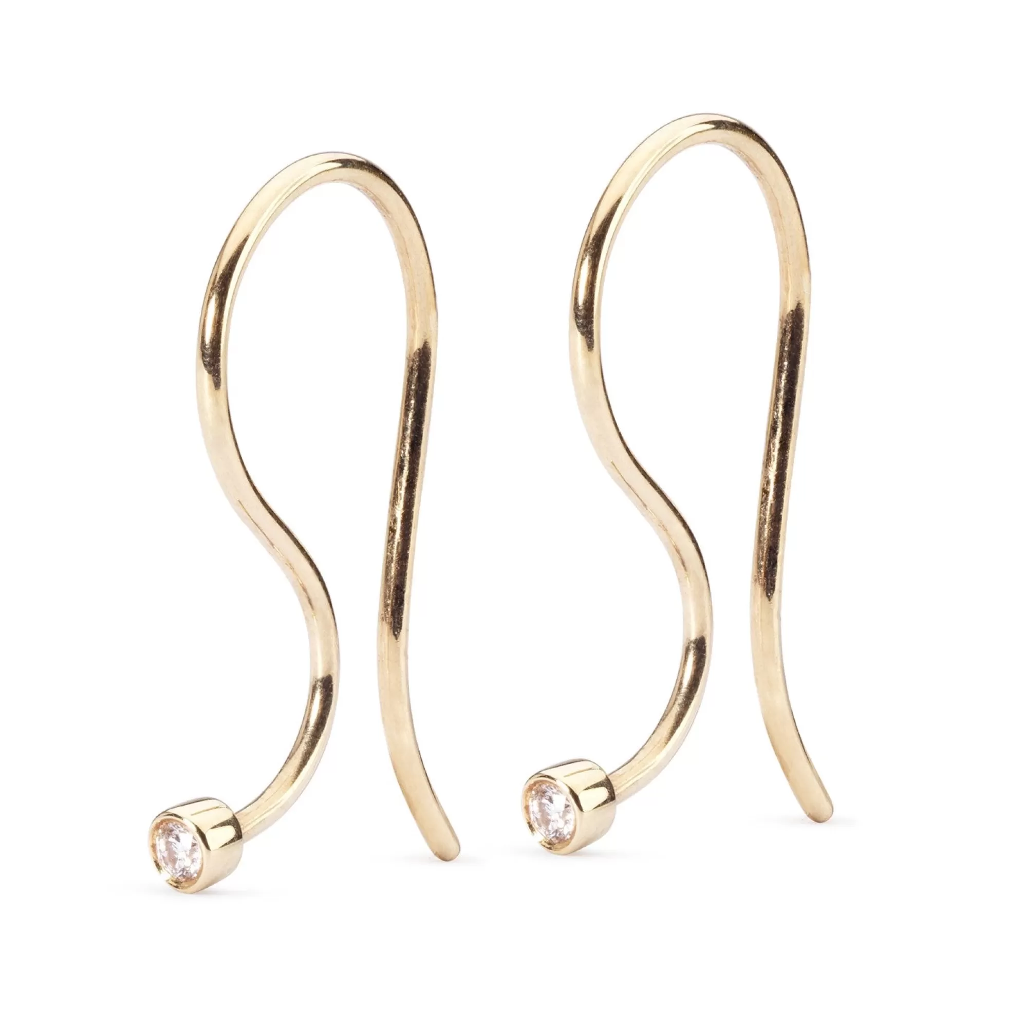 Flash Sale Trollbeads Earring Hooks, Gold/Brilliant