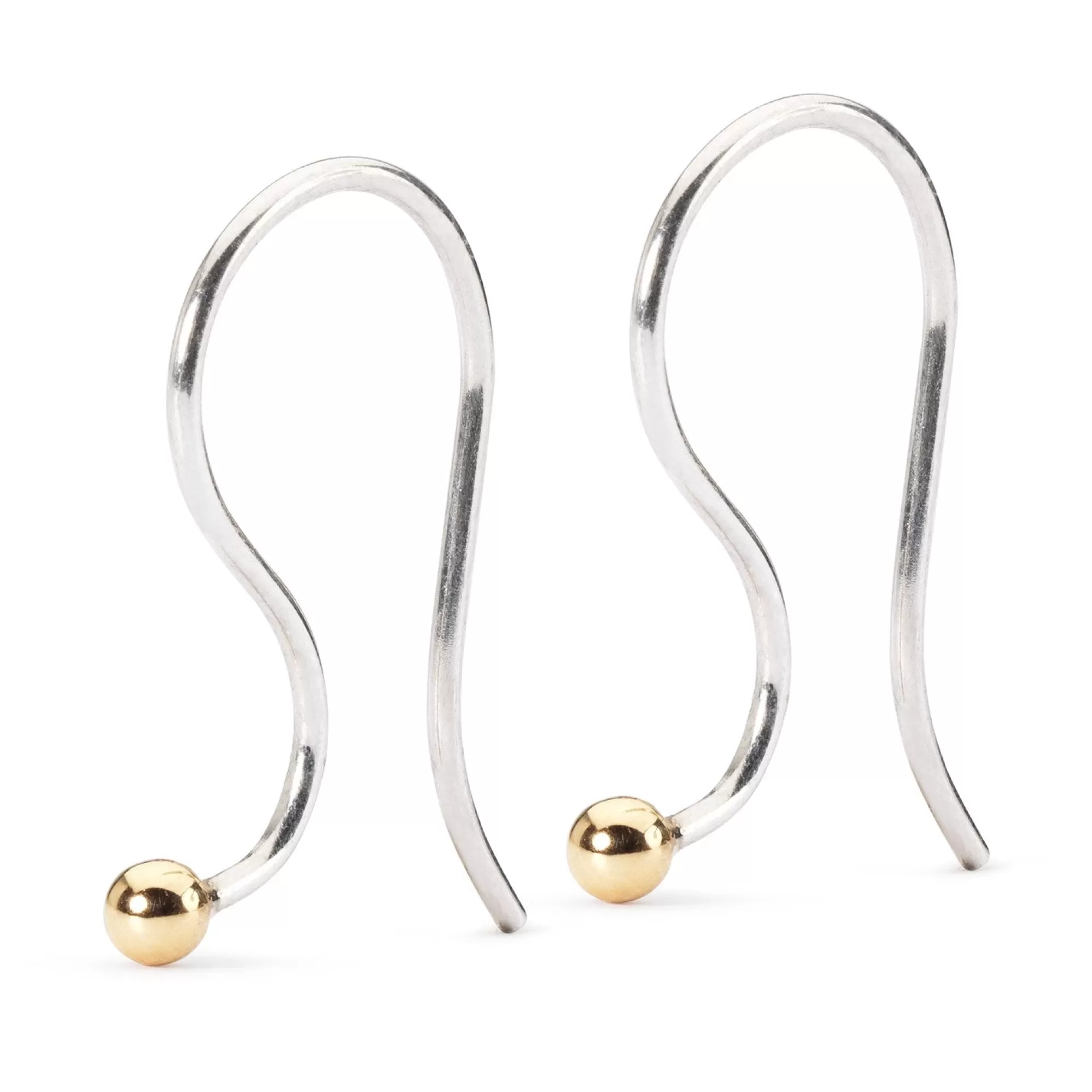 Sale Trollbeads Earring Hooks, Silver/Gold