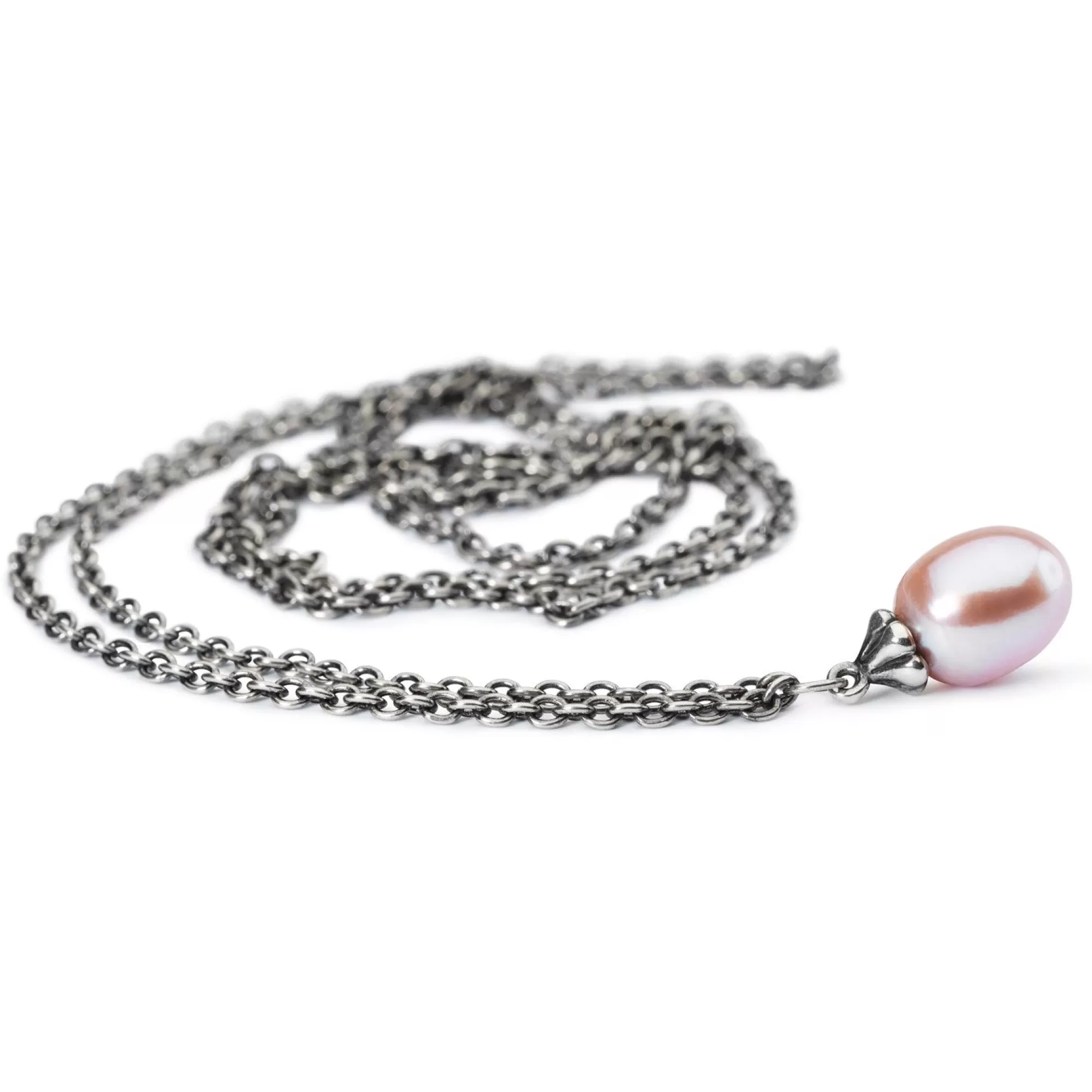 Online Trollbeads Fantasy Necklace With Rosa Pearl