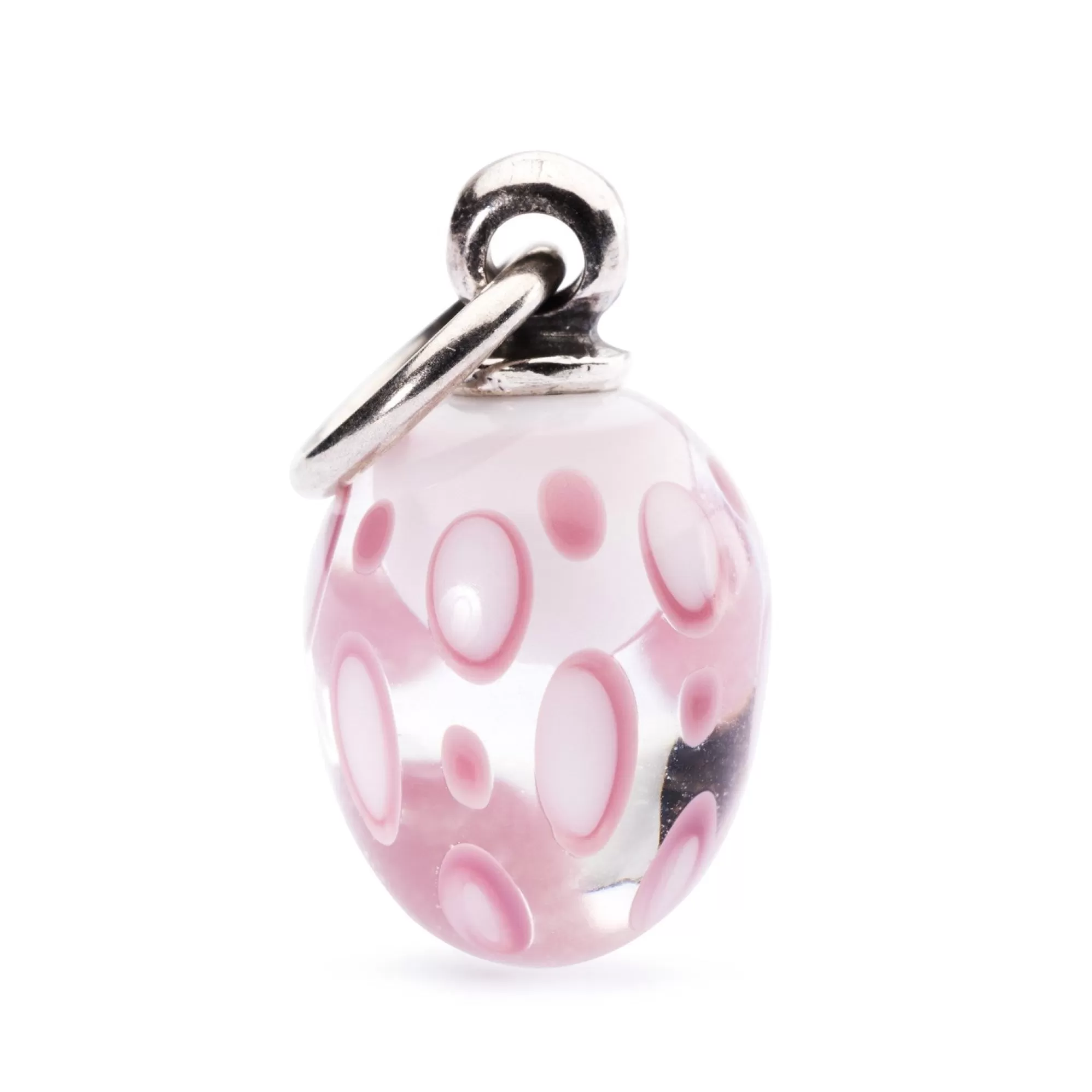 Outlet Trollbeads Festive Pink Dot Tassel Bead