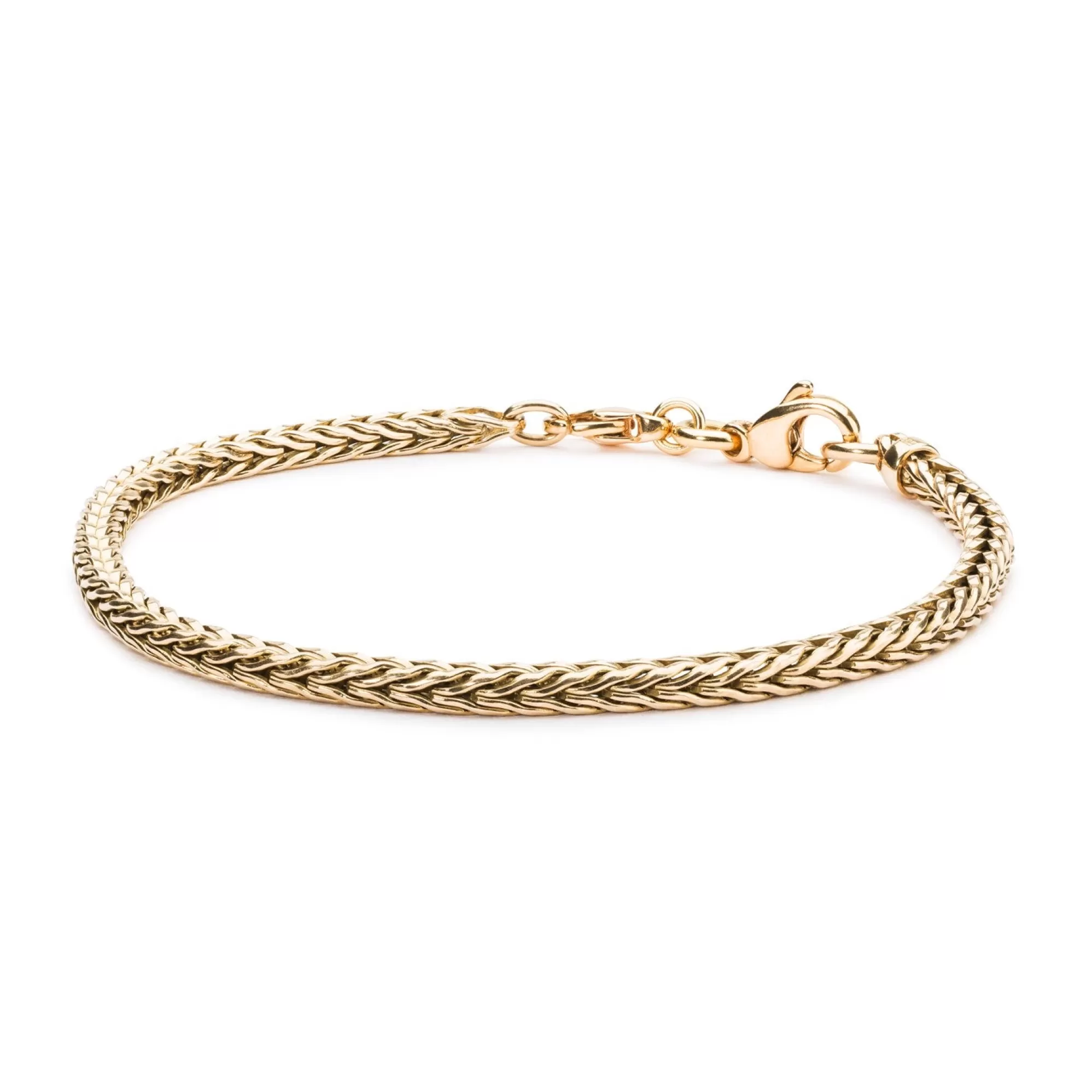 Outlet Trollbeads Gold 14 K Bracelet With Basic Lock