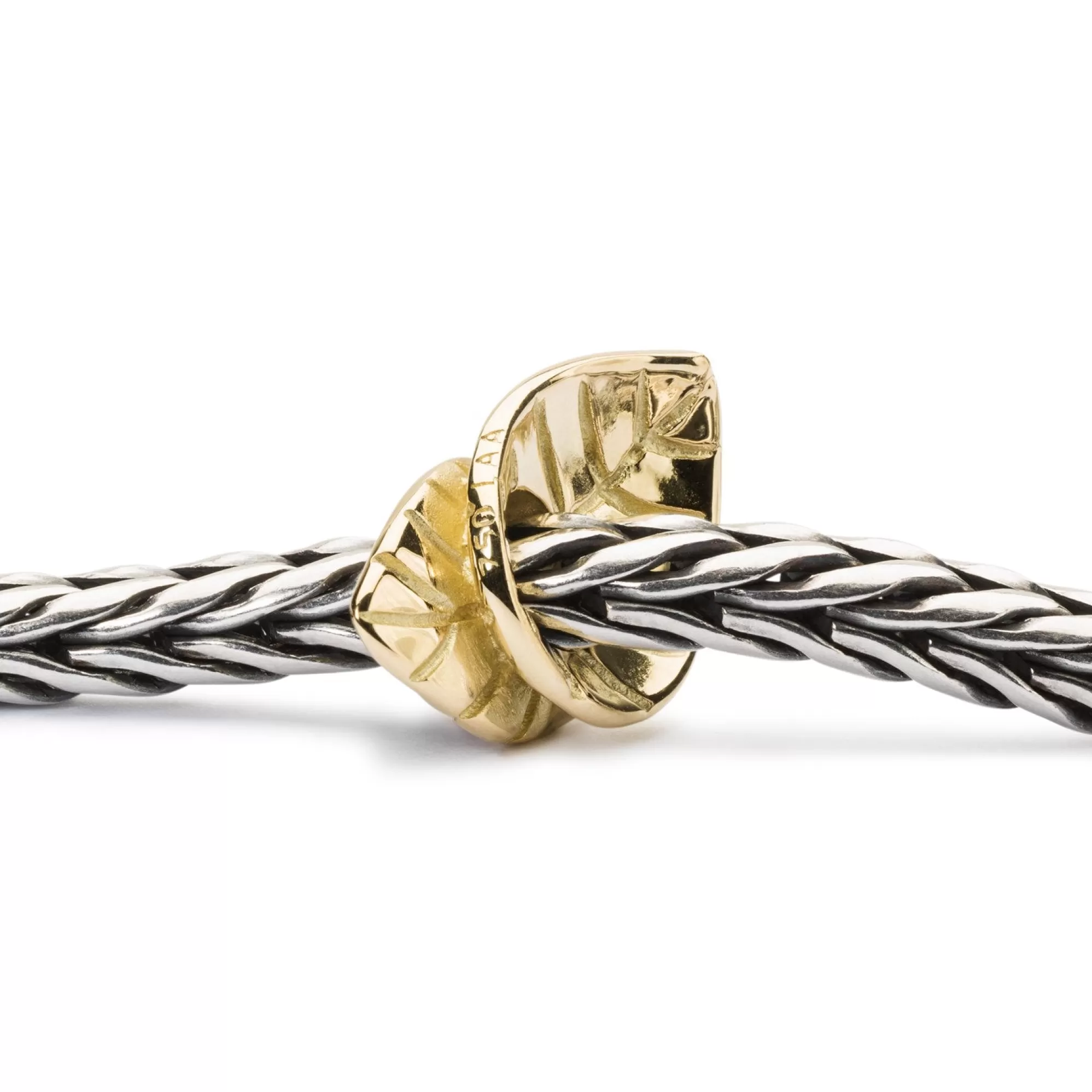 New Trollbeads Golden Leaves Bead