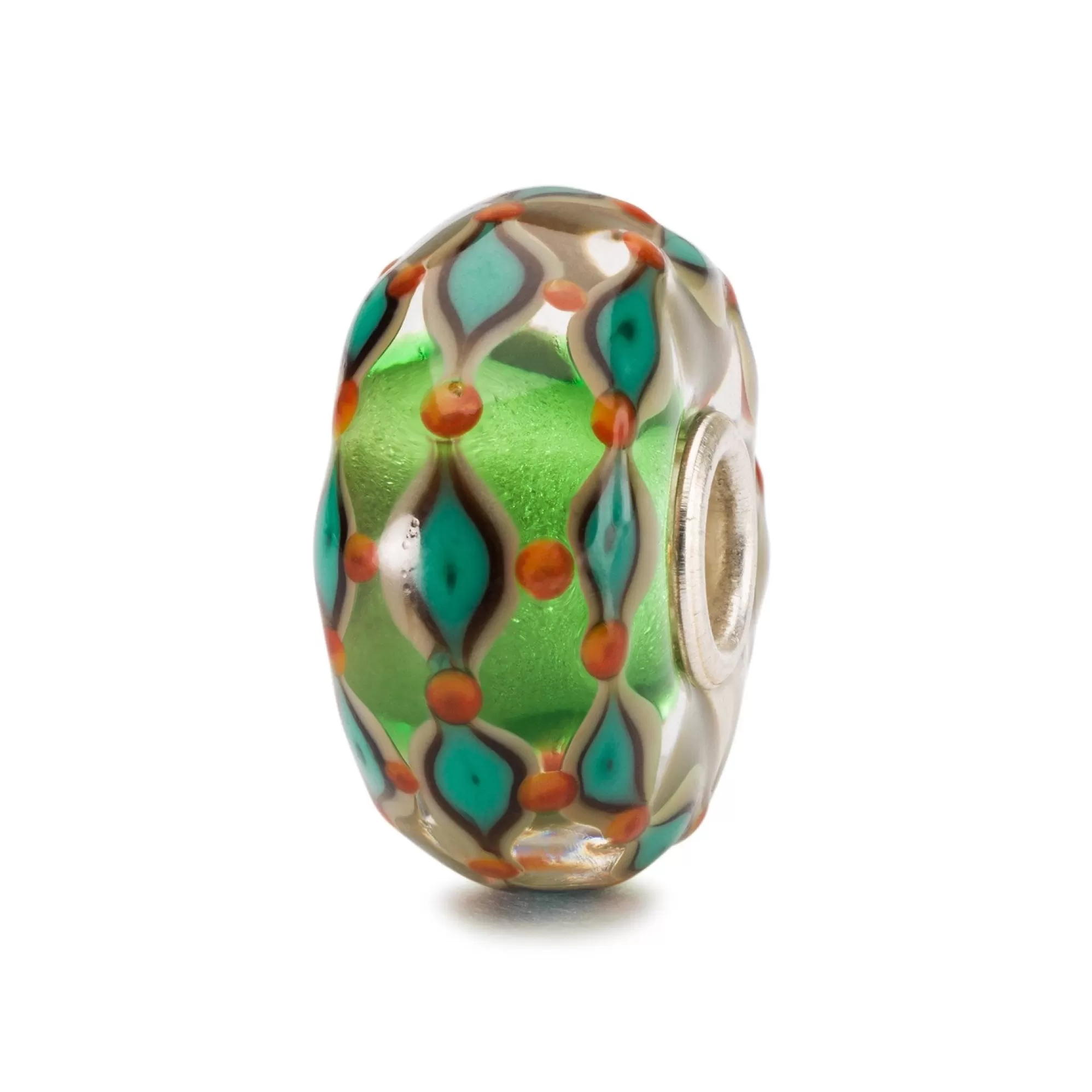 Sale Trollbeads Green Field Bead