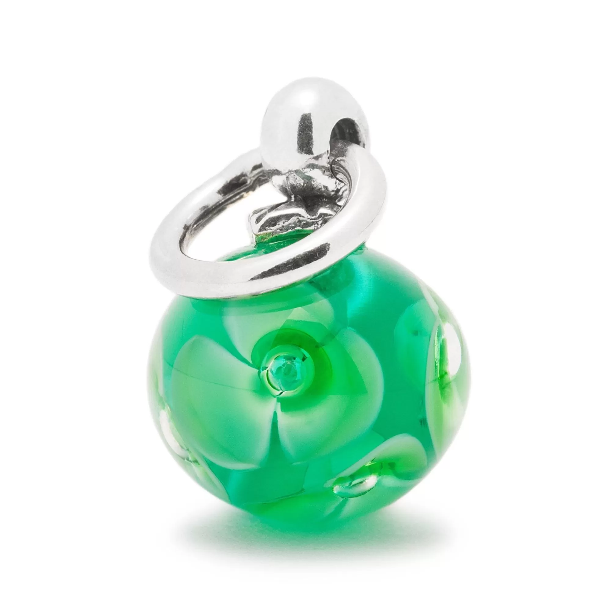 Outlet Trollbeads Green Flower Tassel Bead