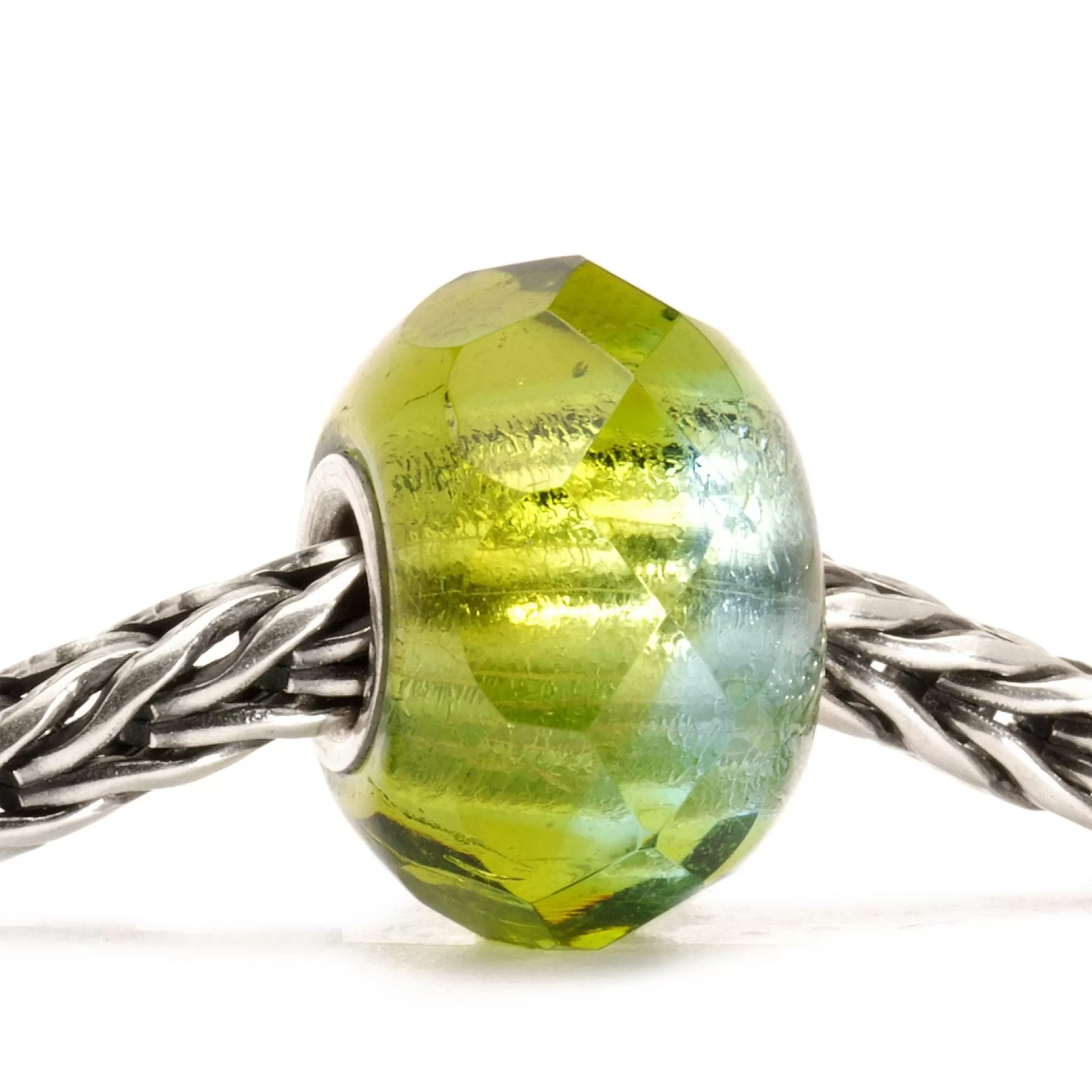 Fashion Trollbeads Green Prism Bead