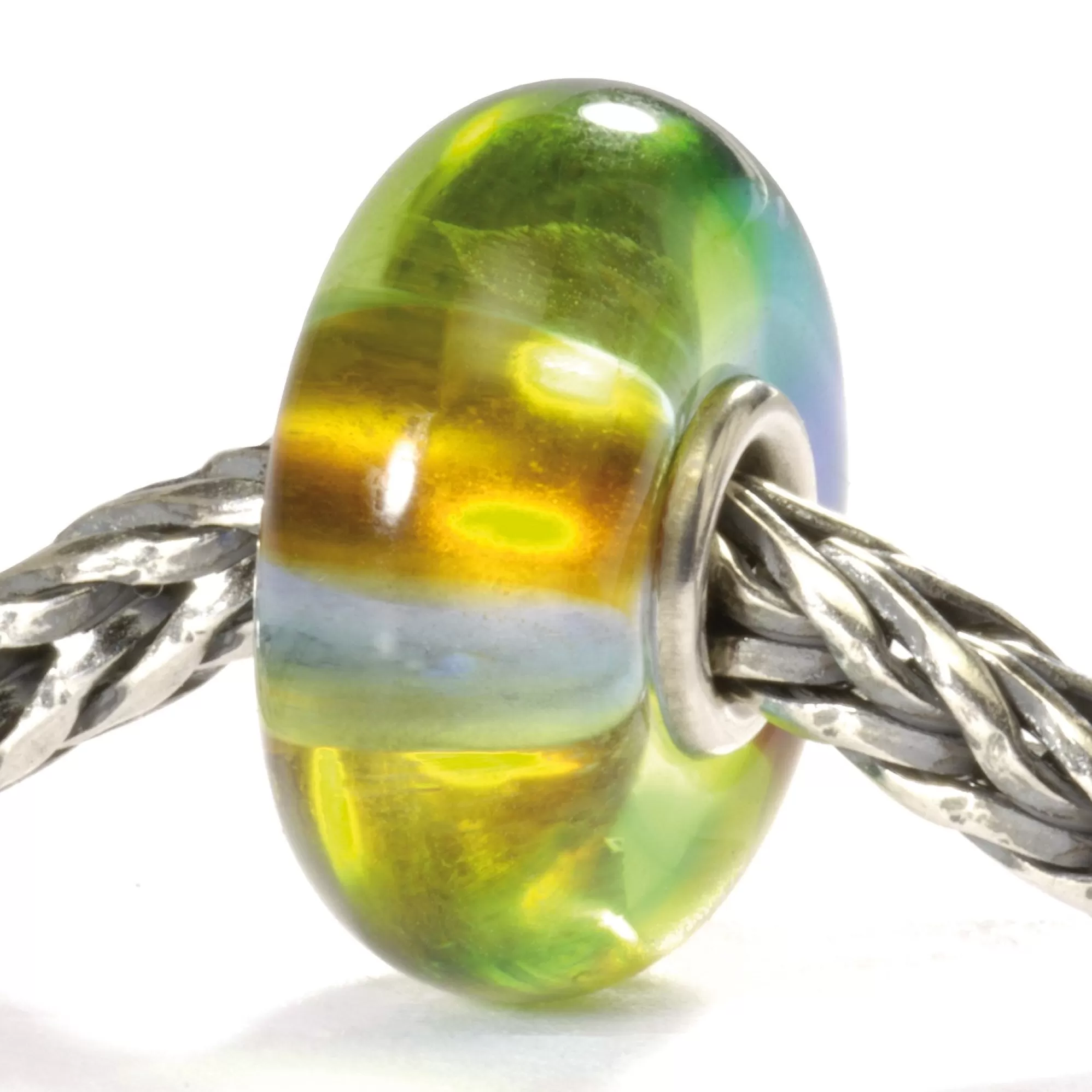 Best Sale Trollbeads Green Rainbow Bead