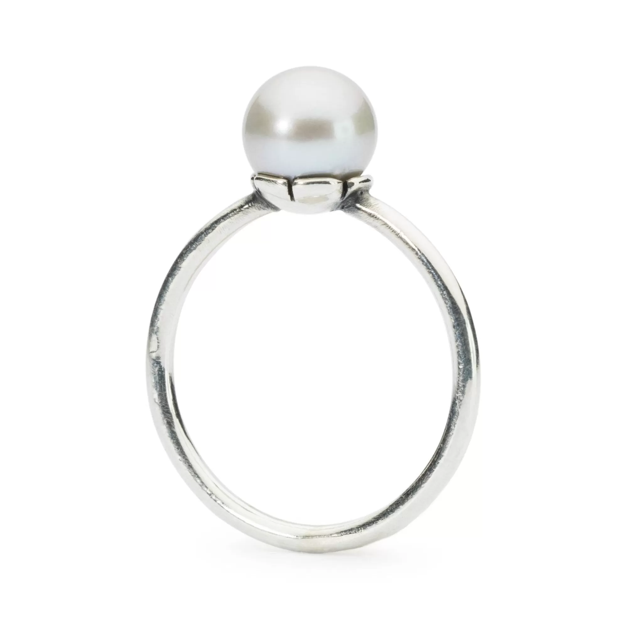 Flash Sale Trollbeads Grey Pearl Ring