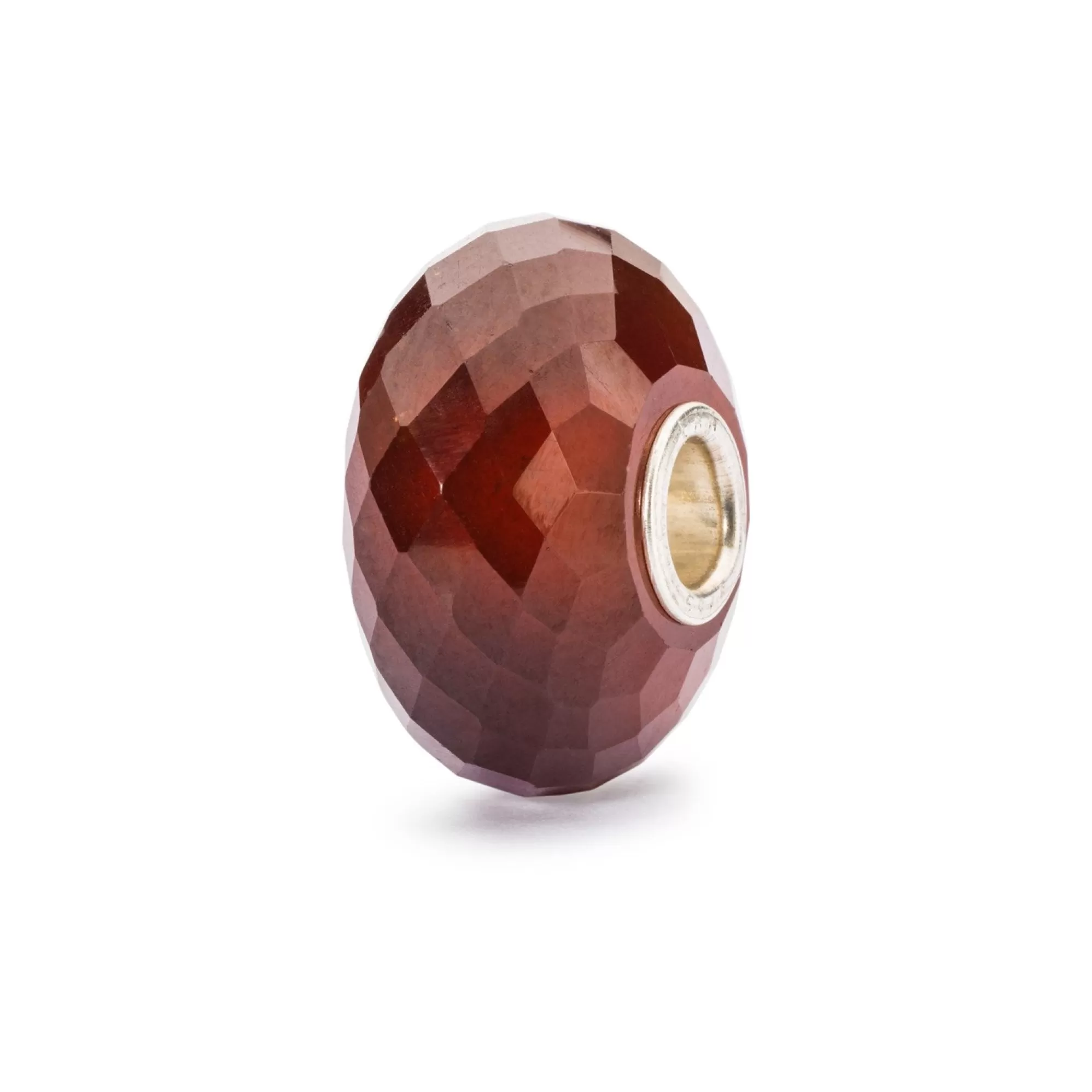 New Trollbeads Hessonite Garnet Bead