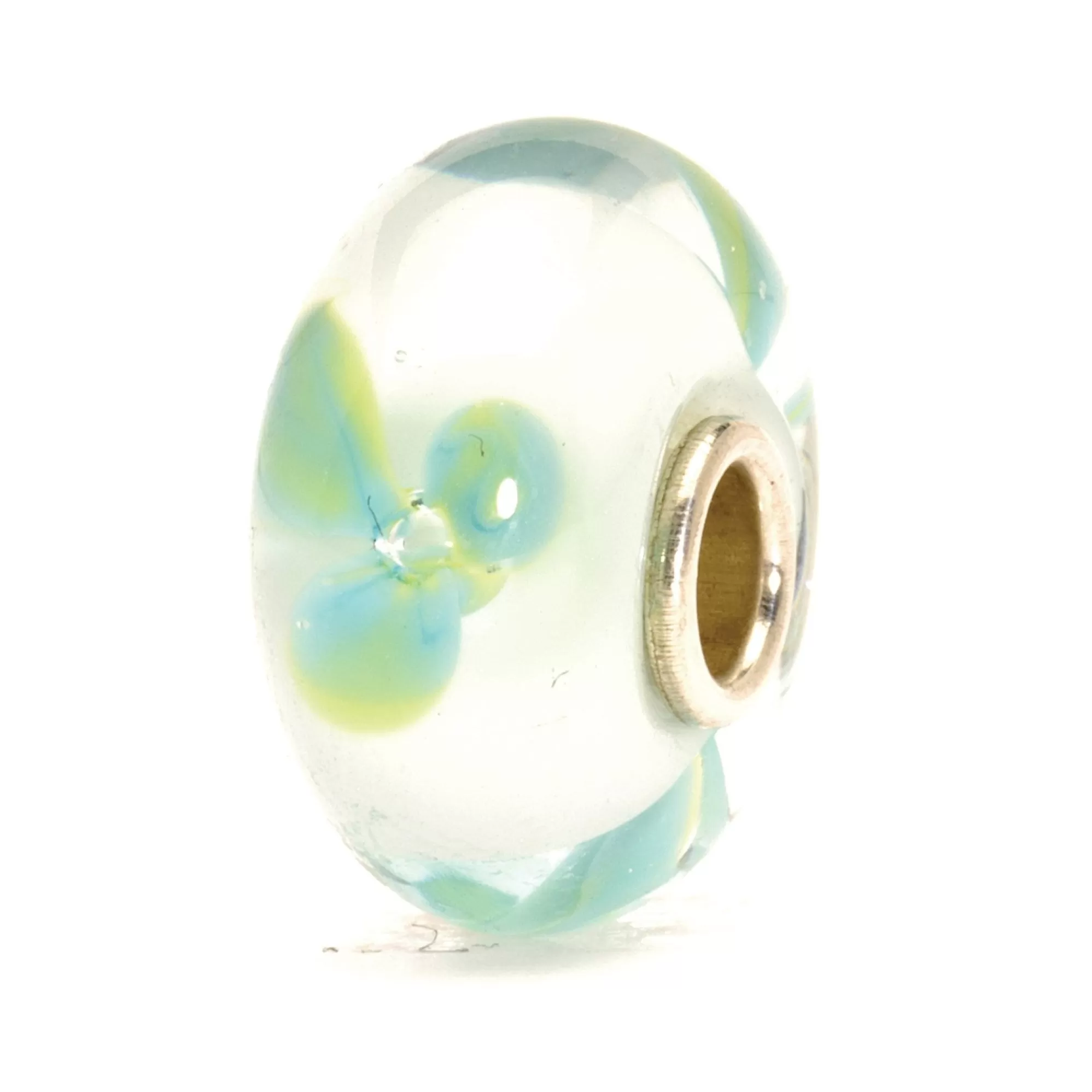 Shop Trollbeads Ice Blue Flower Bead