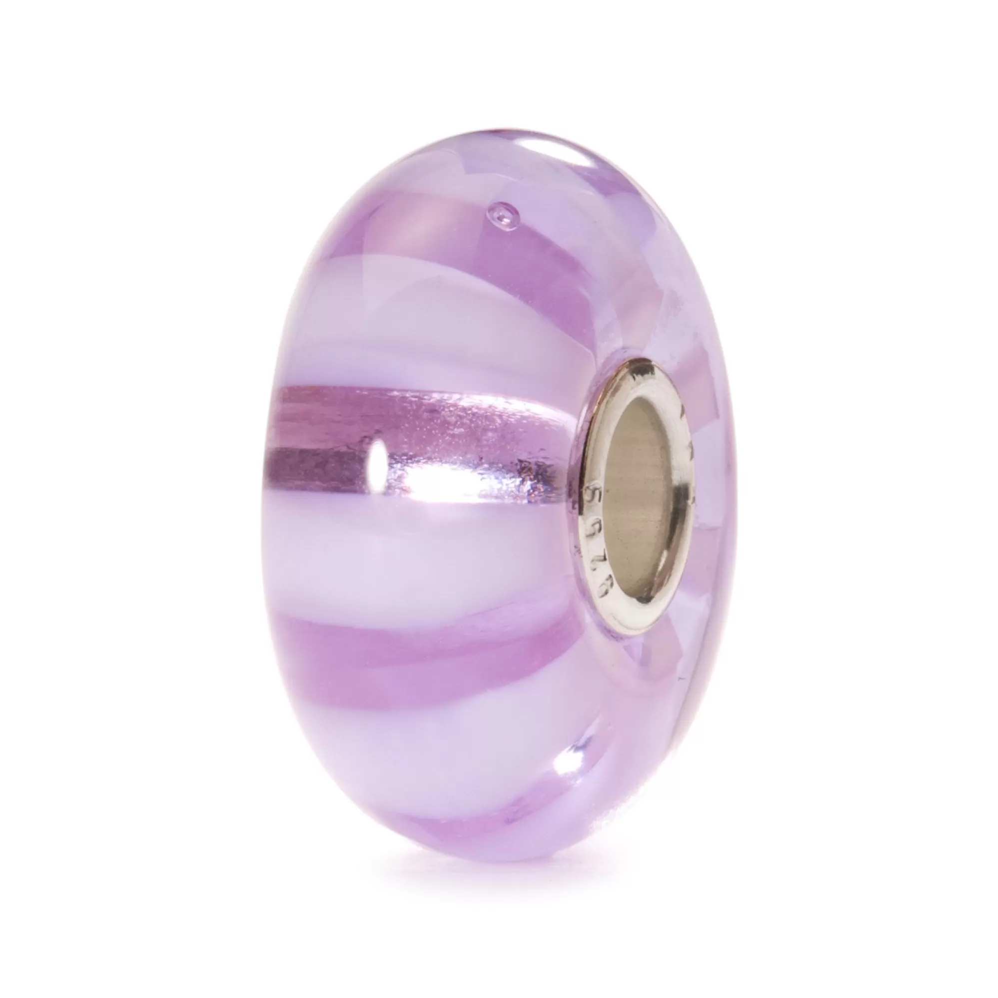 Sale Trollbeads Lavender Stripe Bead