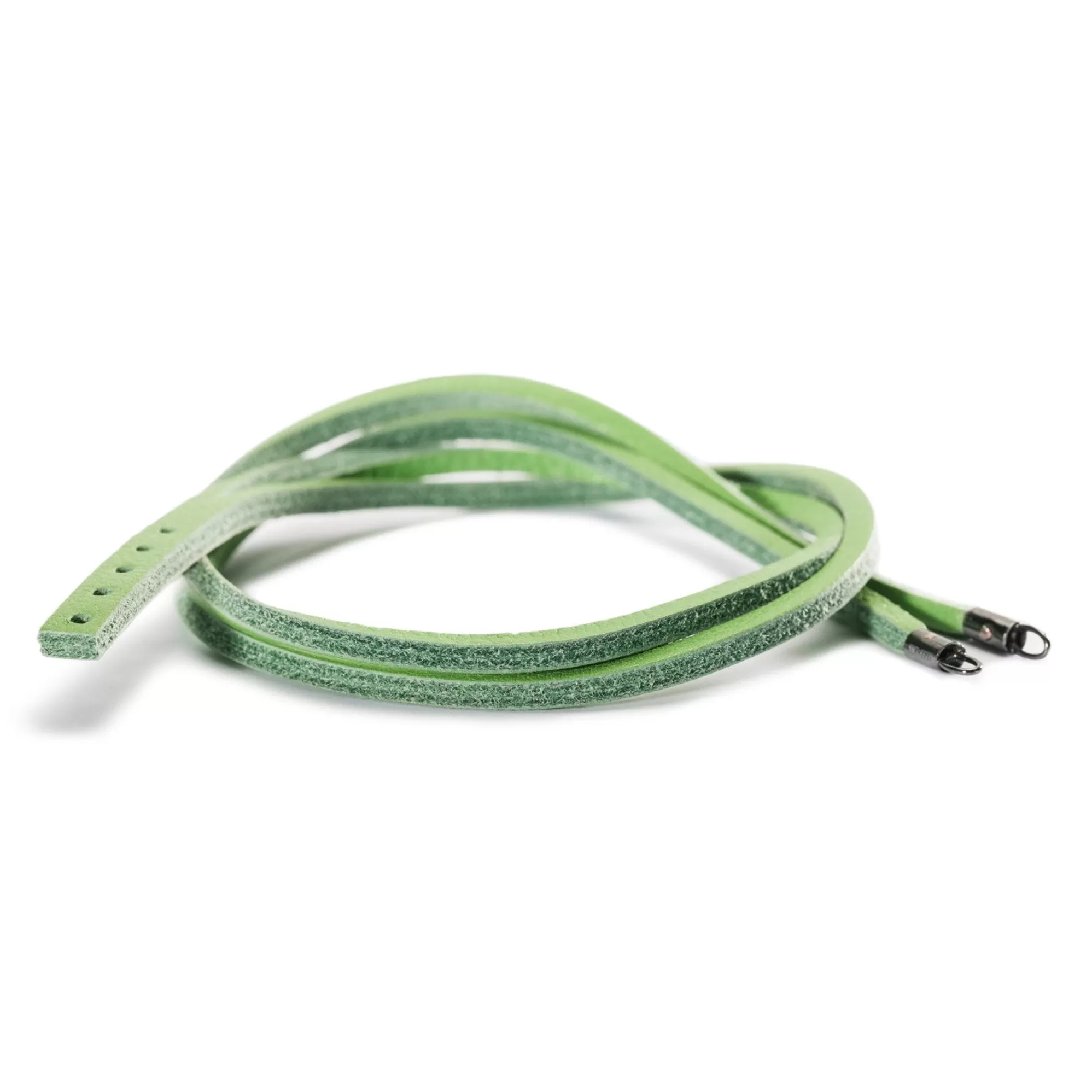 Best Trollbeads Leather Bracelet Green/Silver