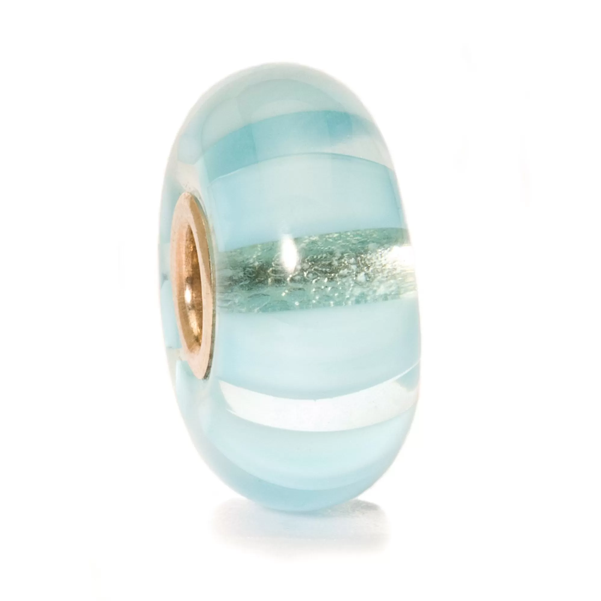 Flash Sale Trollbeads Light Blue Stripe Bead