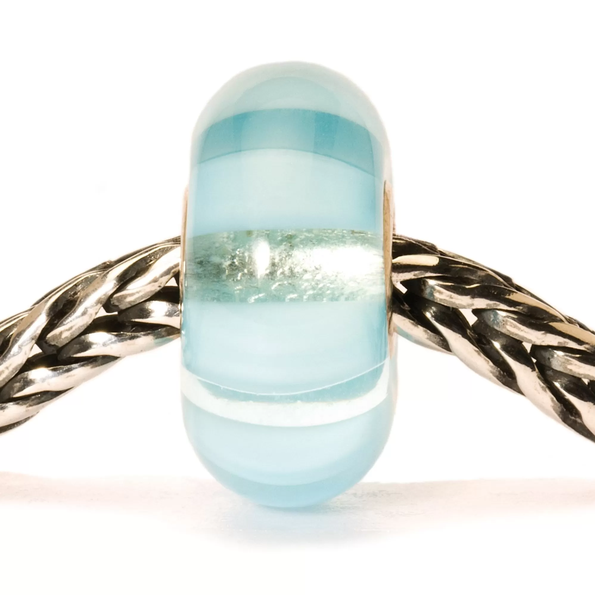 Flash Sale Trollbeads Light Blue Stripe Bead