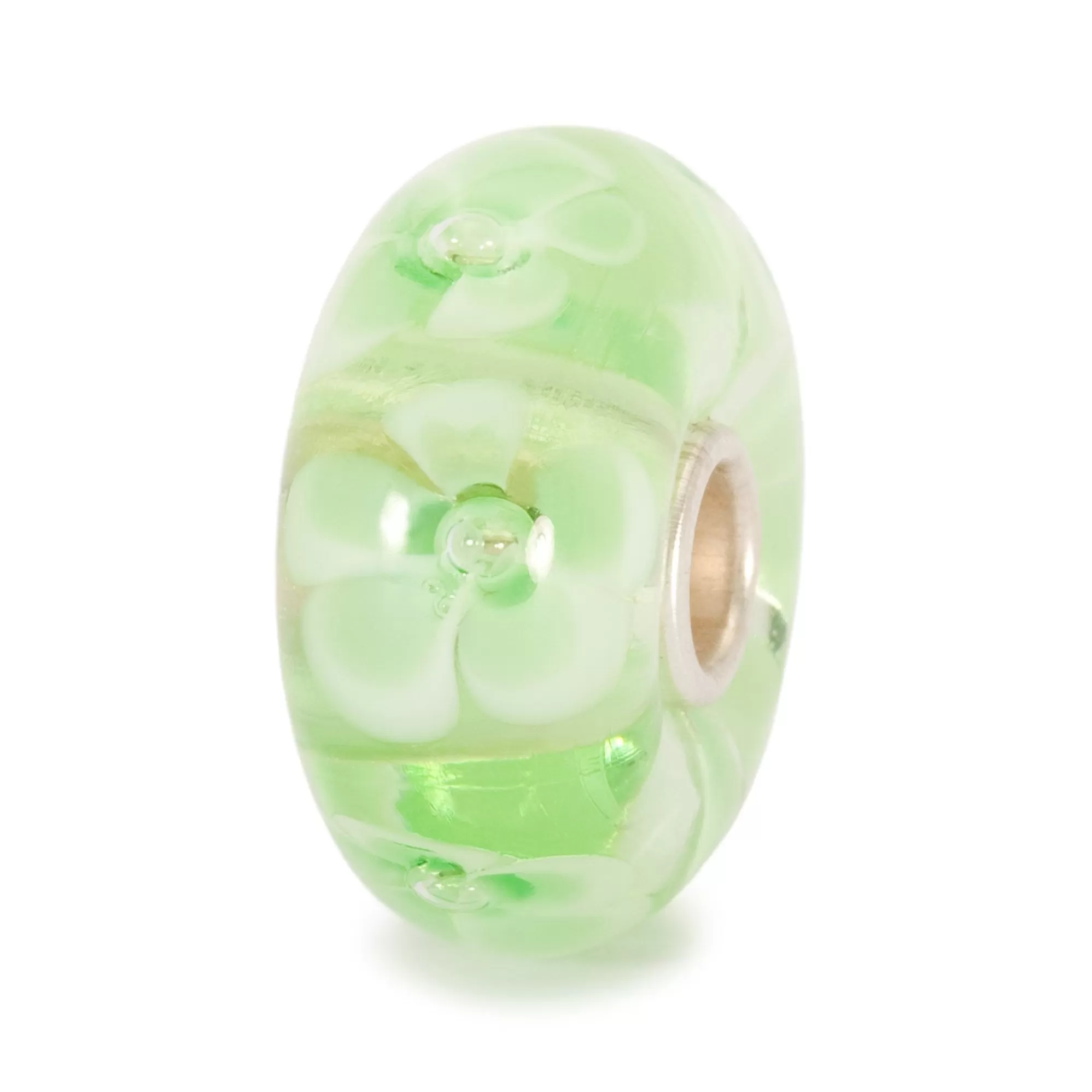 Flash Sale Trollbeads Light Green Flower Bead