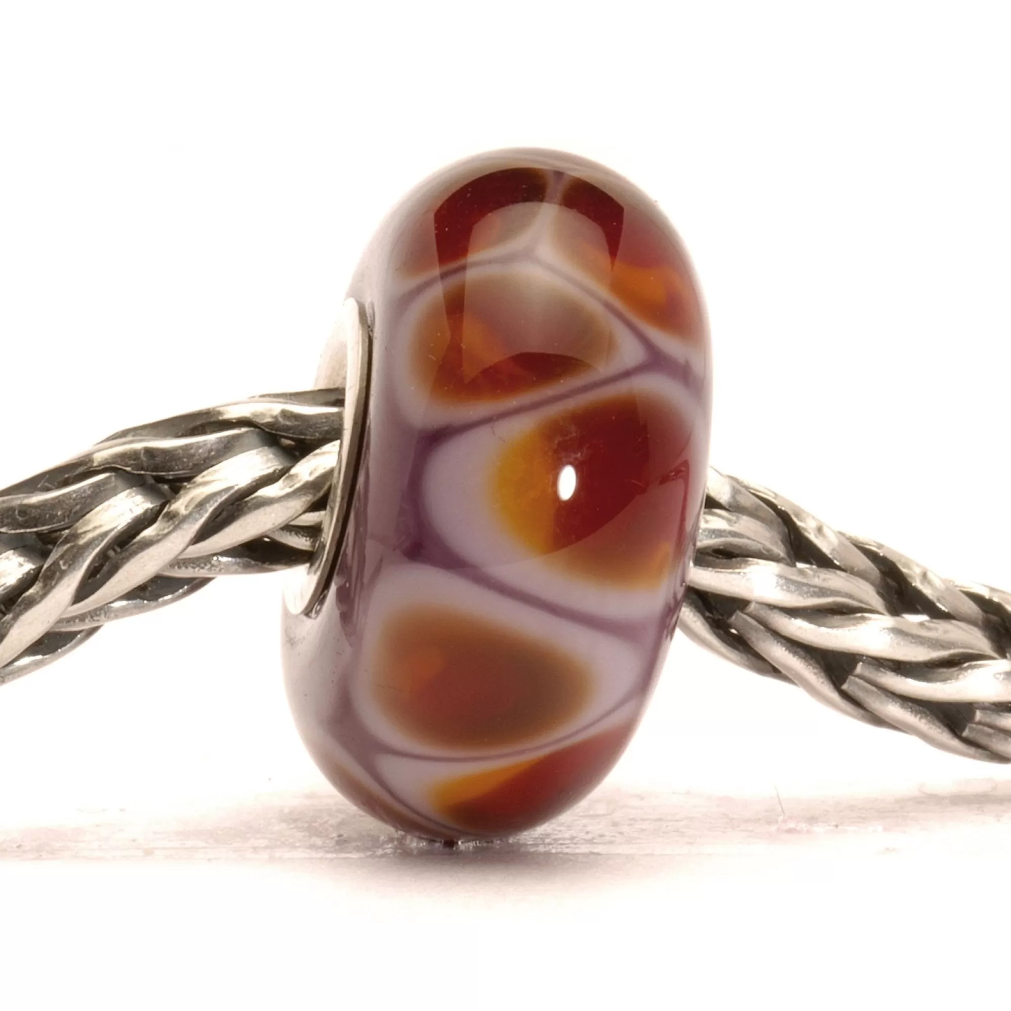 Shop Trollbeads Lilac Edge Bead