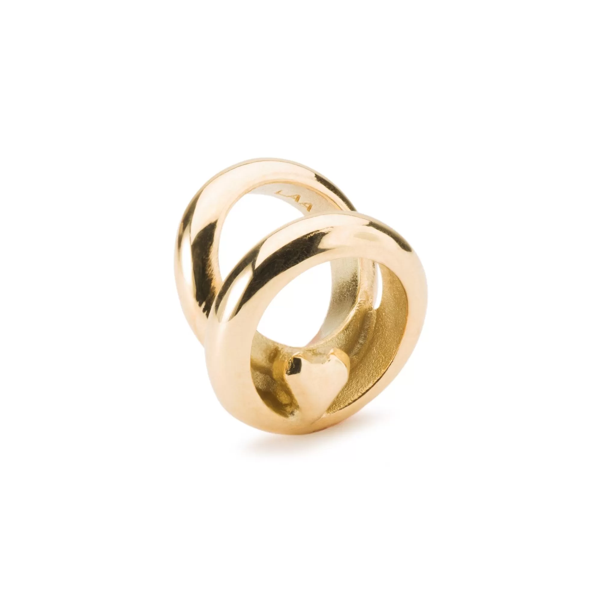 Clearance Trollbeads Love Rings, Gold Bead