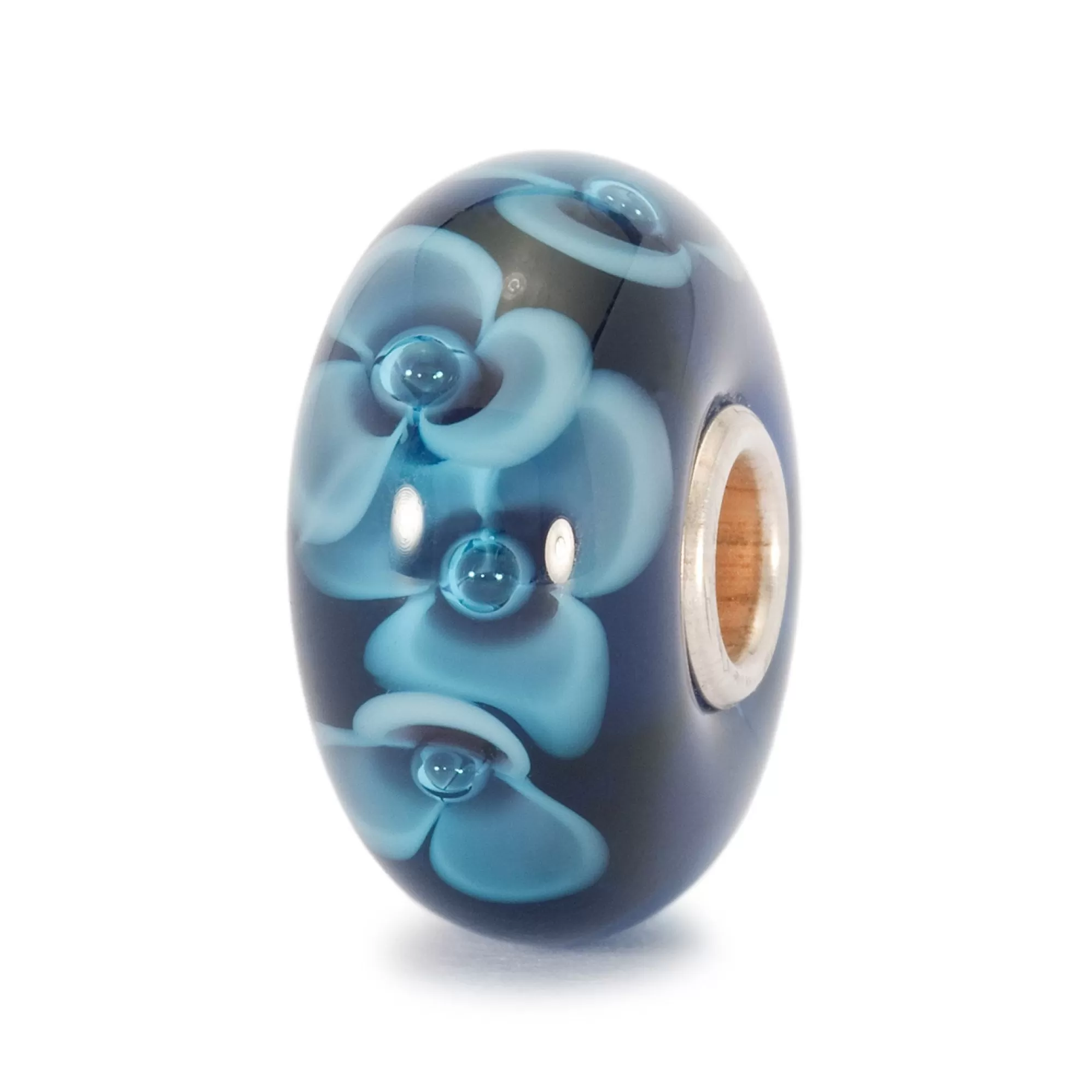 Discount Trollbeads Midnight Flower Bead