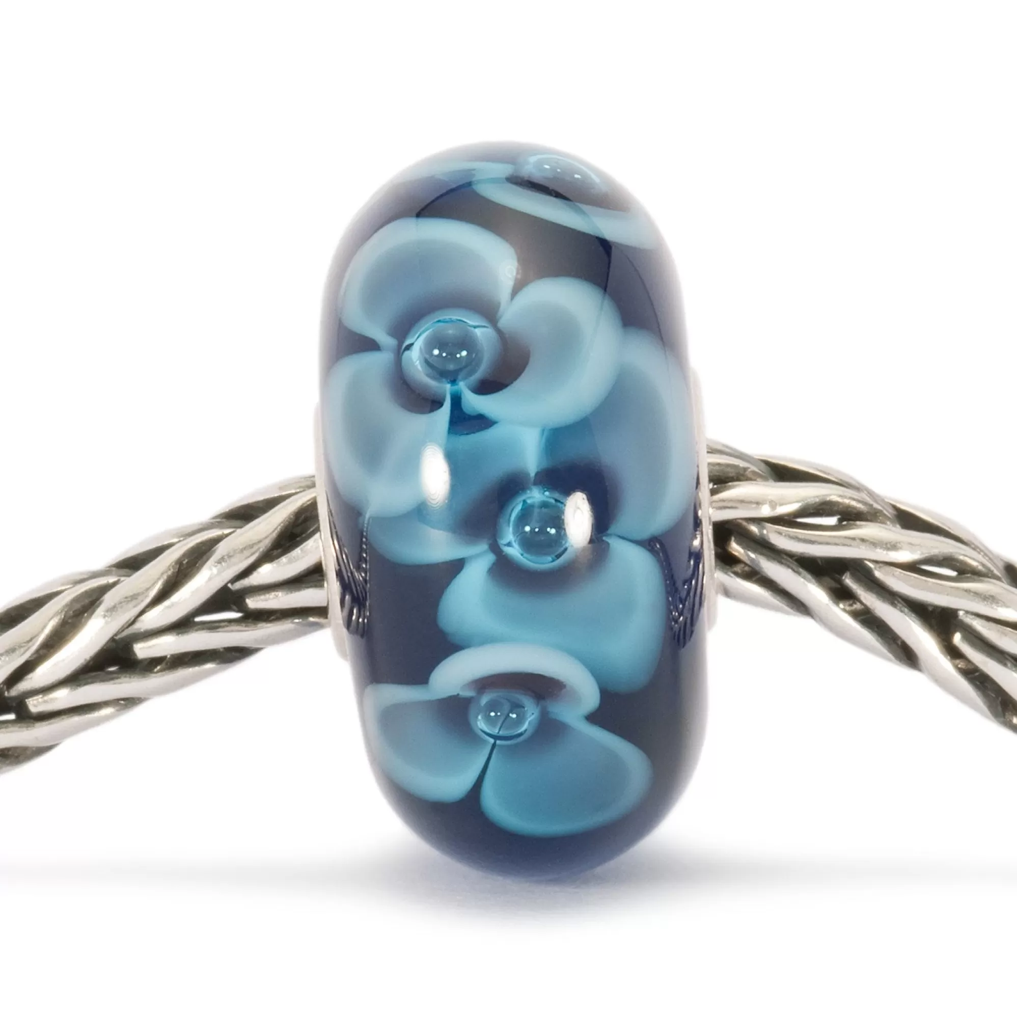 Discount Trollbeads Midnight Flower Bead