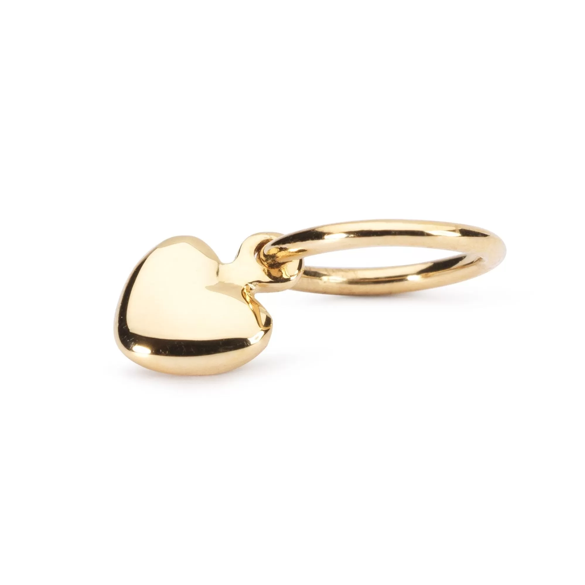 Store Trollbeads Mini Heart Bead, Gold