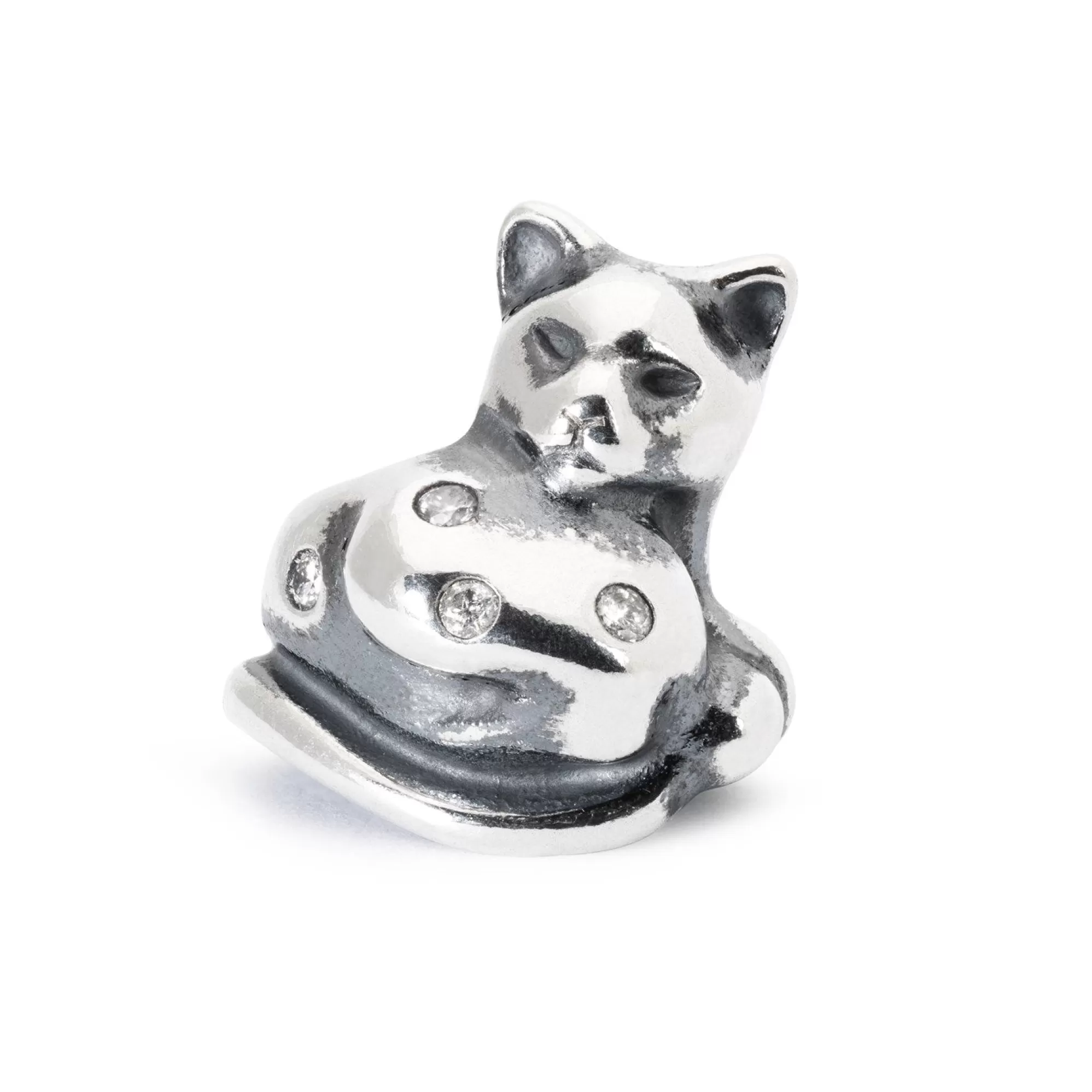 Clearance Trollbeads Moonlight Cat Bead