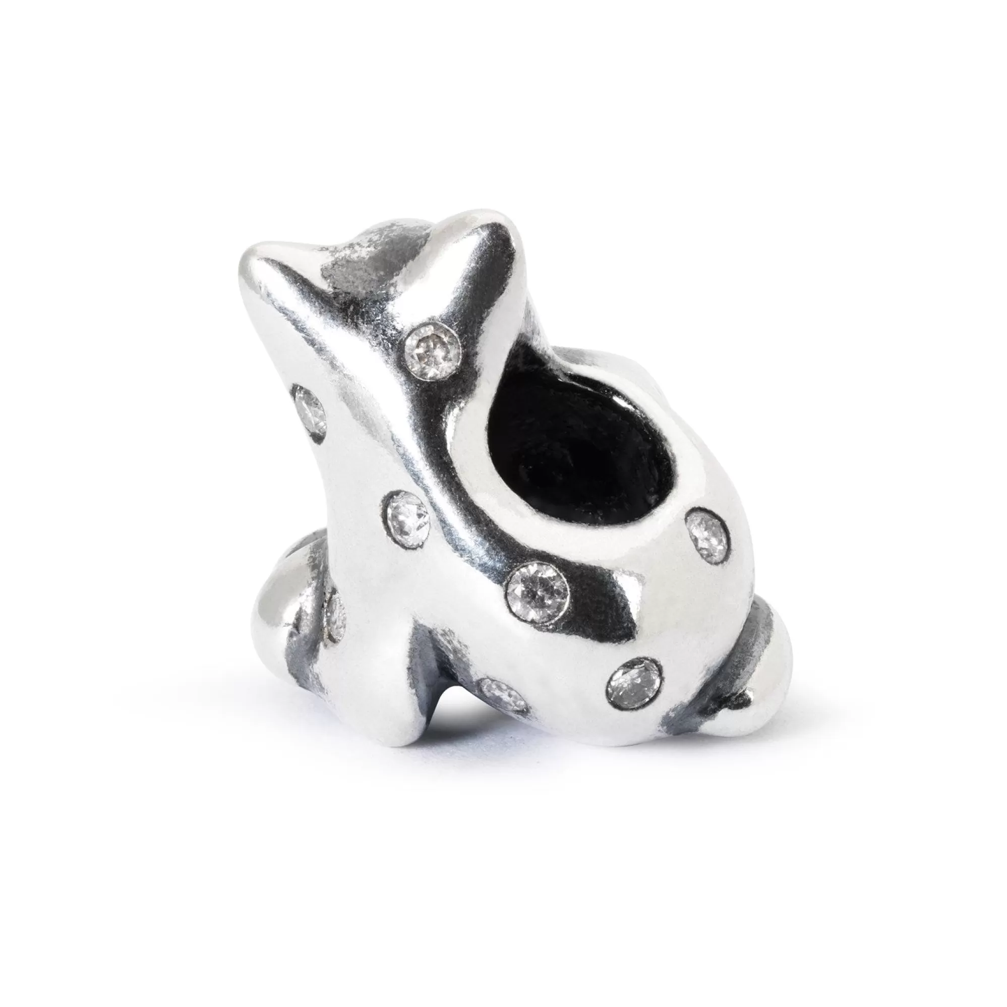 Clearance Trollbeads Moonlight Cat Bead