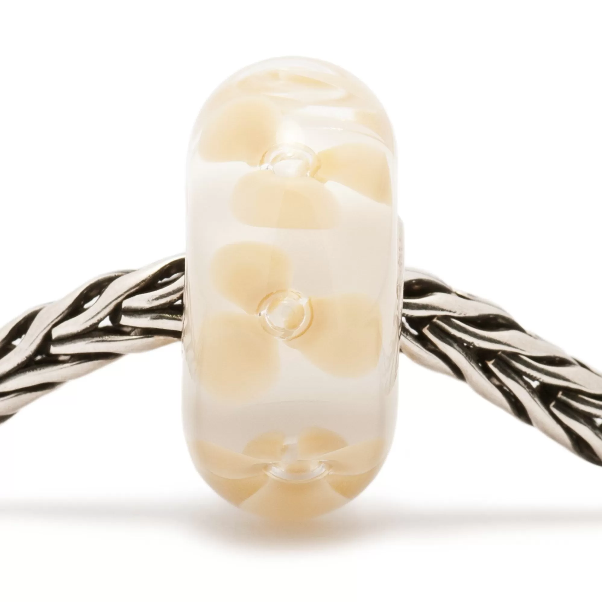 Online Trollbeads Nougat Flower Bead