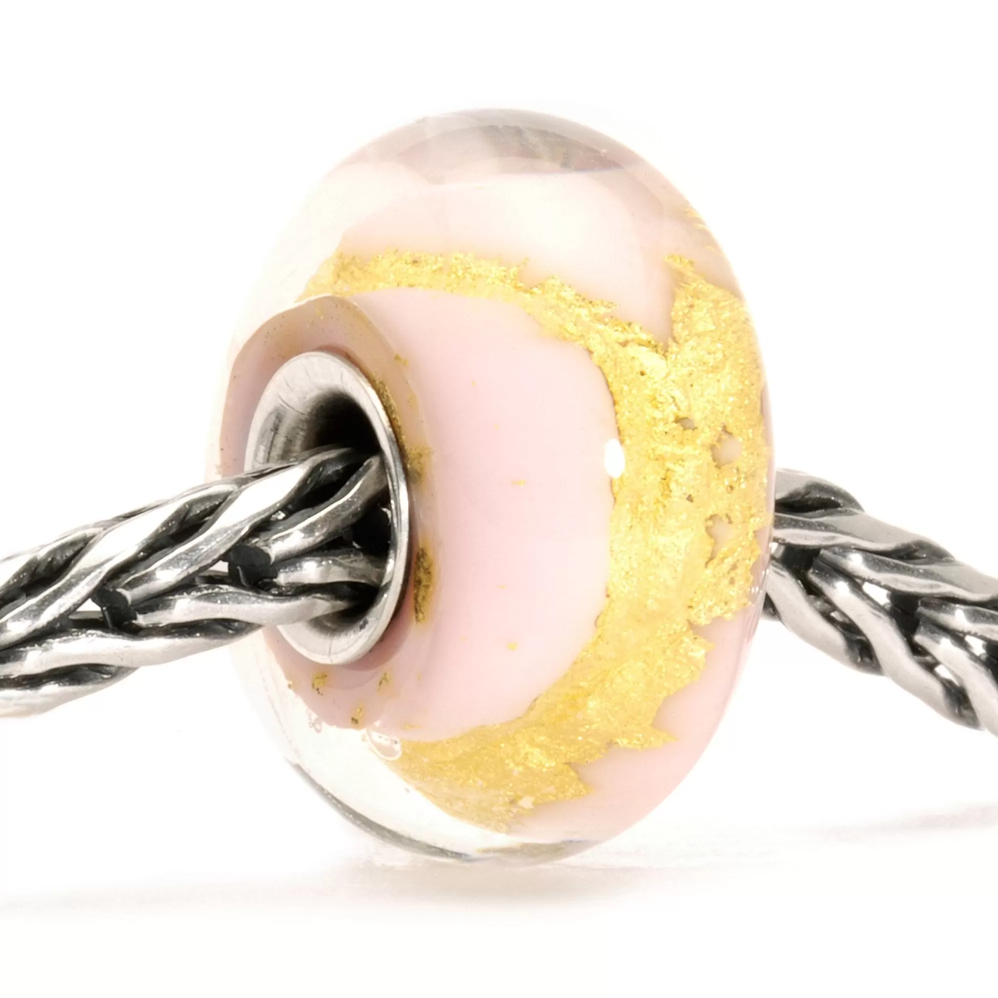 Cheap Trollbeads Pink Gold Bead