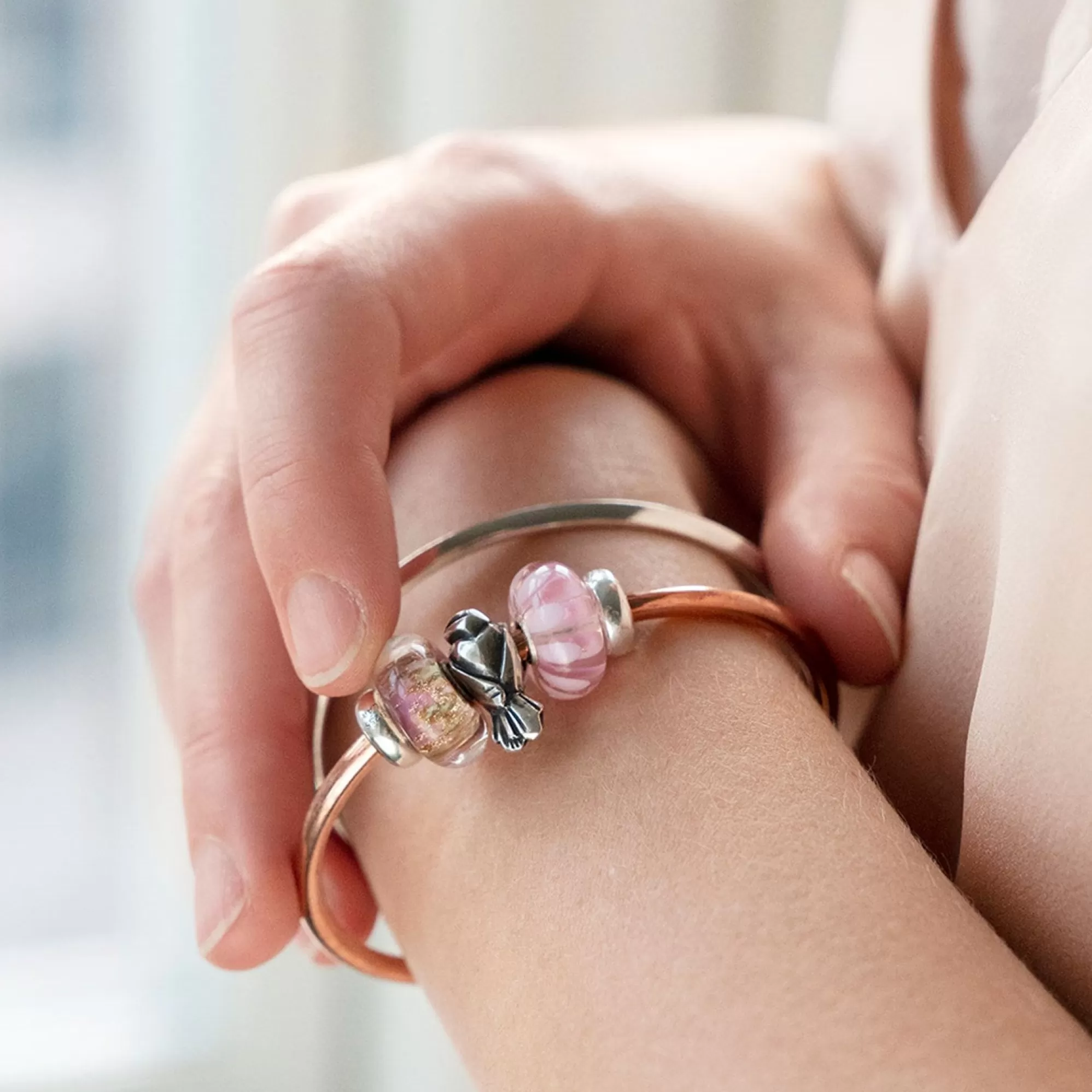 Store Trollbeads Pink Petals Bead