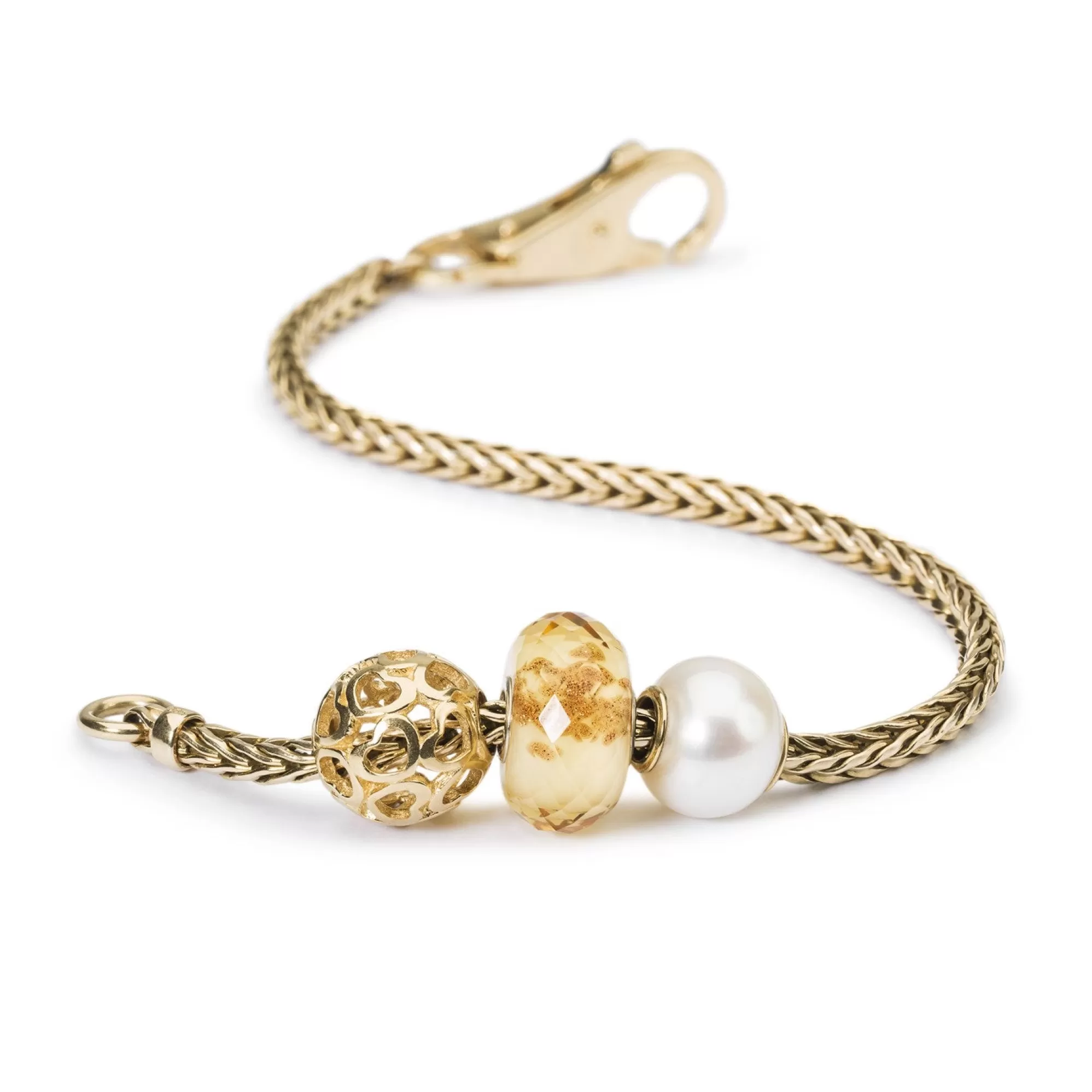 Fashion Trollbeads Plain Clasp, Gold