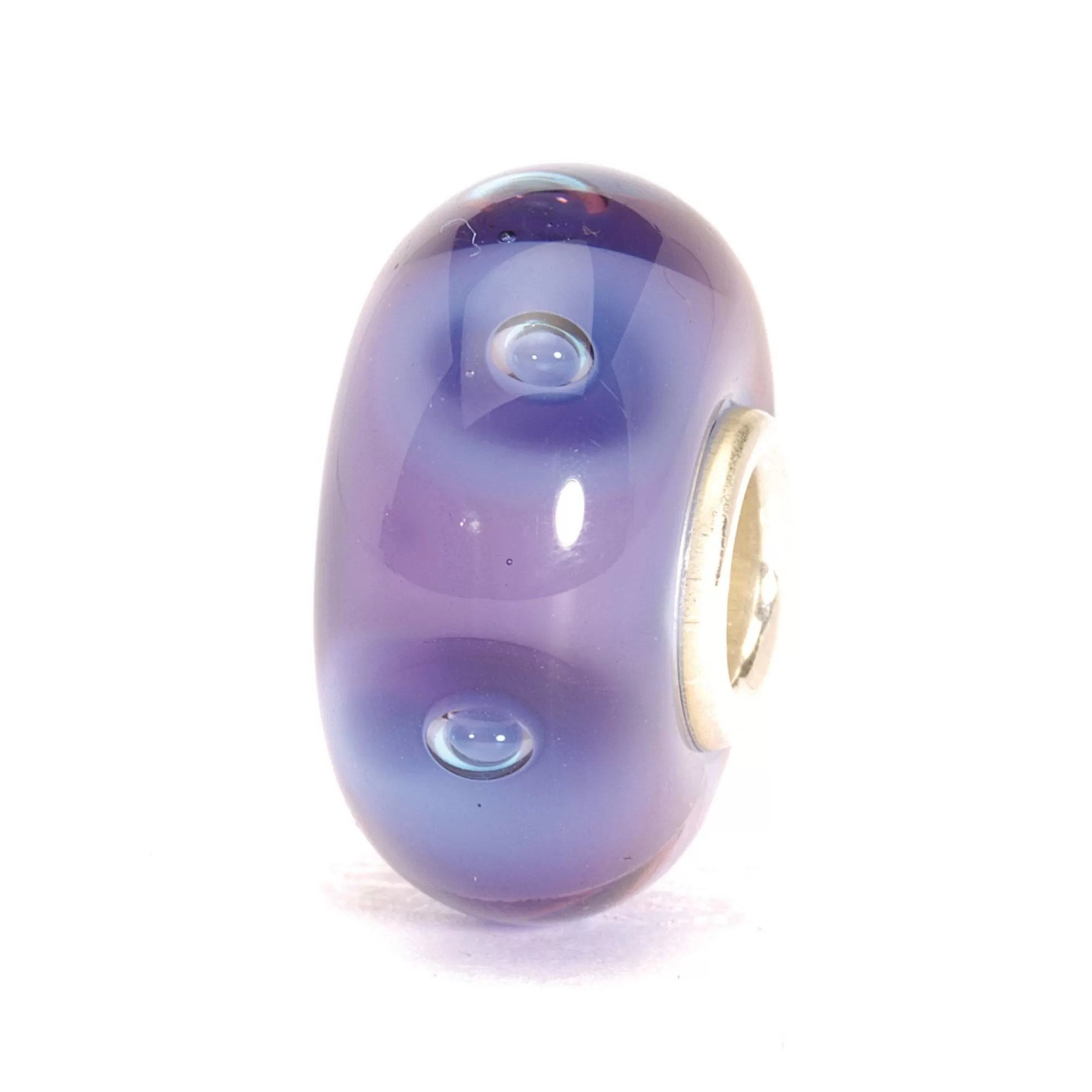 New Trollbeads Purple Bubbles Bead