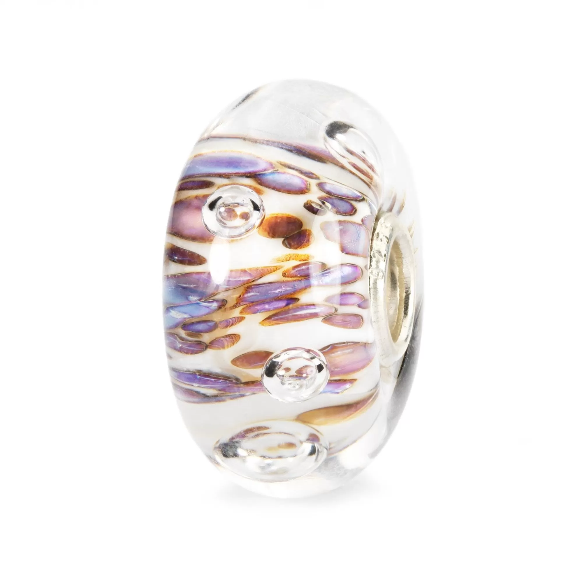 Discount Trollbeads Purple Rippling Bubbles Bead