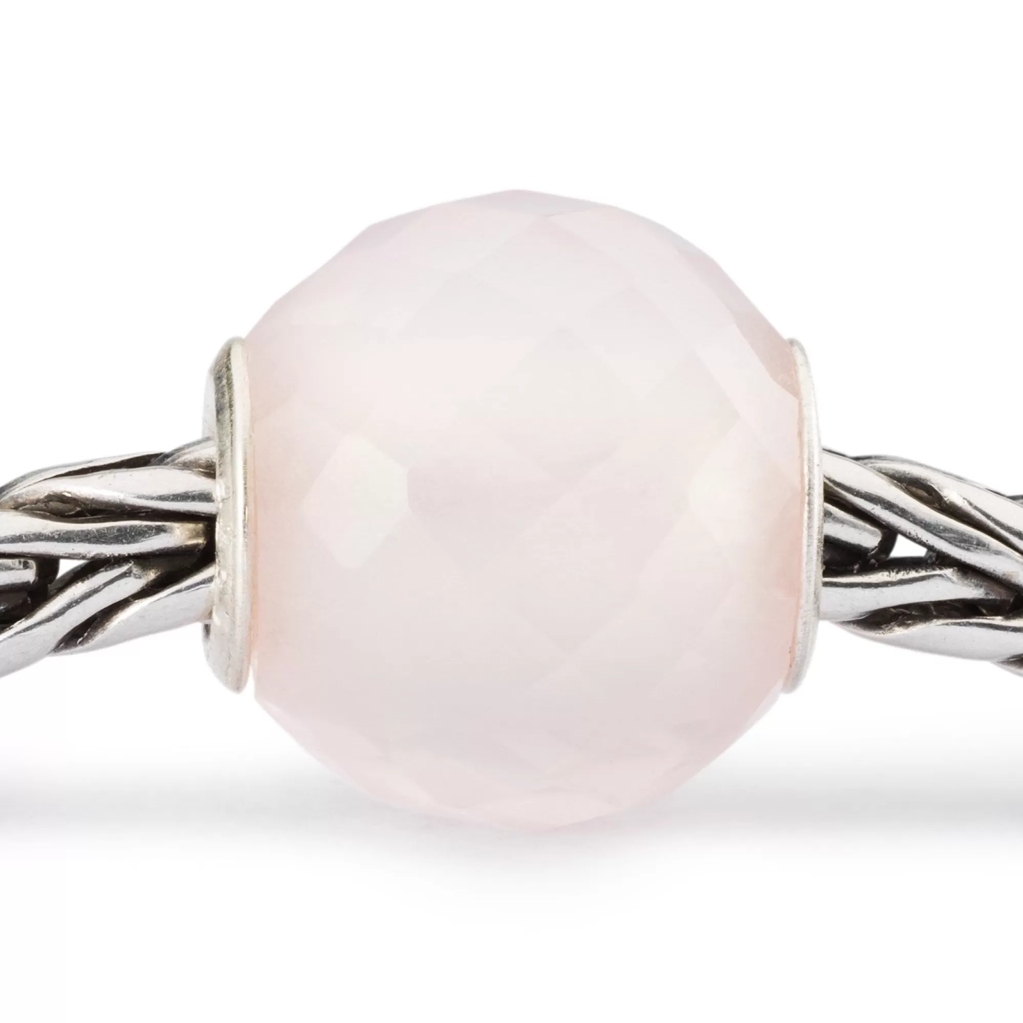 Store Trollbeads Round Rose Quartz Facet Bead