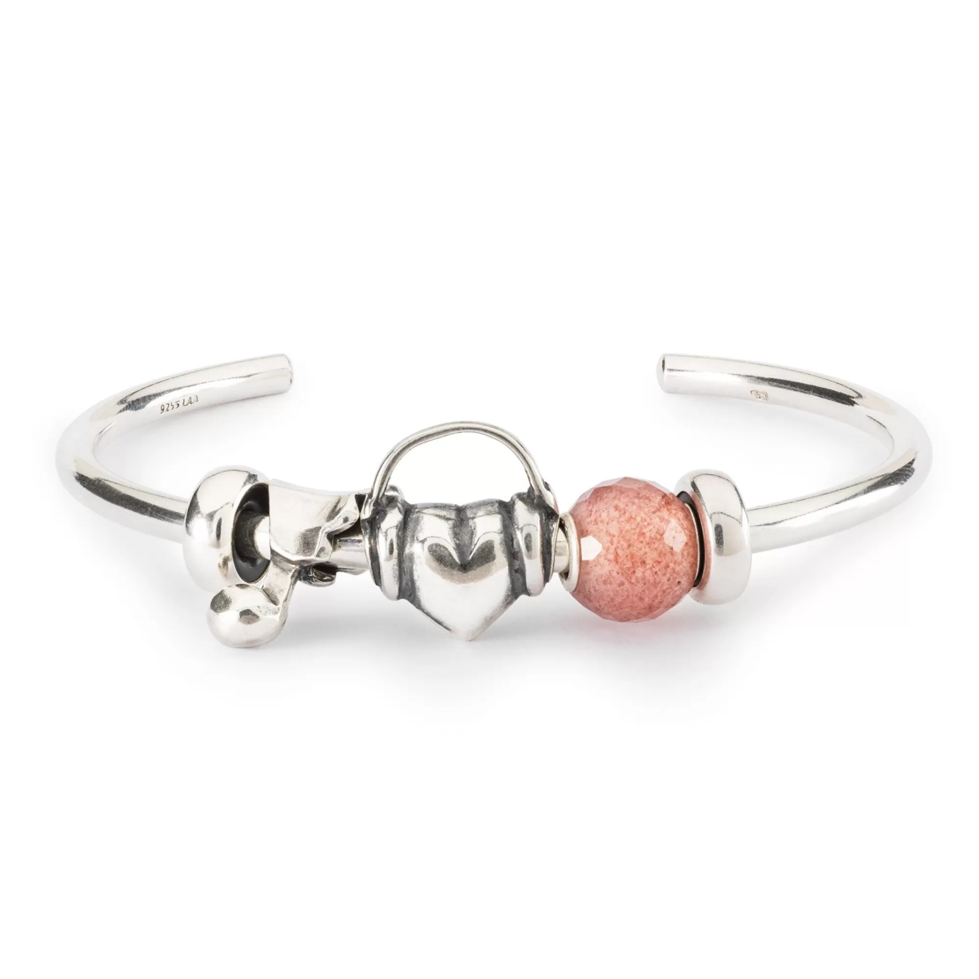 Online Trollbeads Round Strawberry Quartz Facet Bead