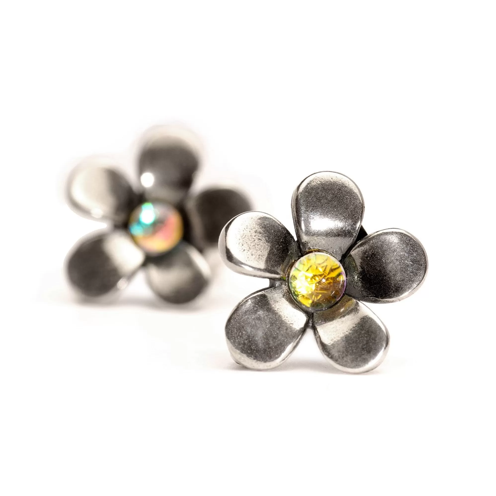 Flash Sale Trollbeads Silver Flower Earring Studs